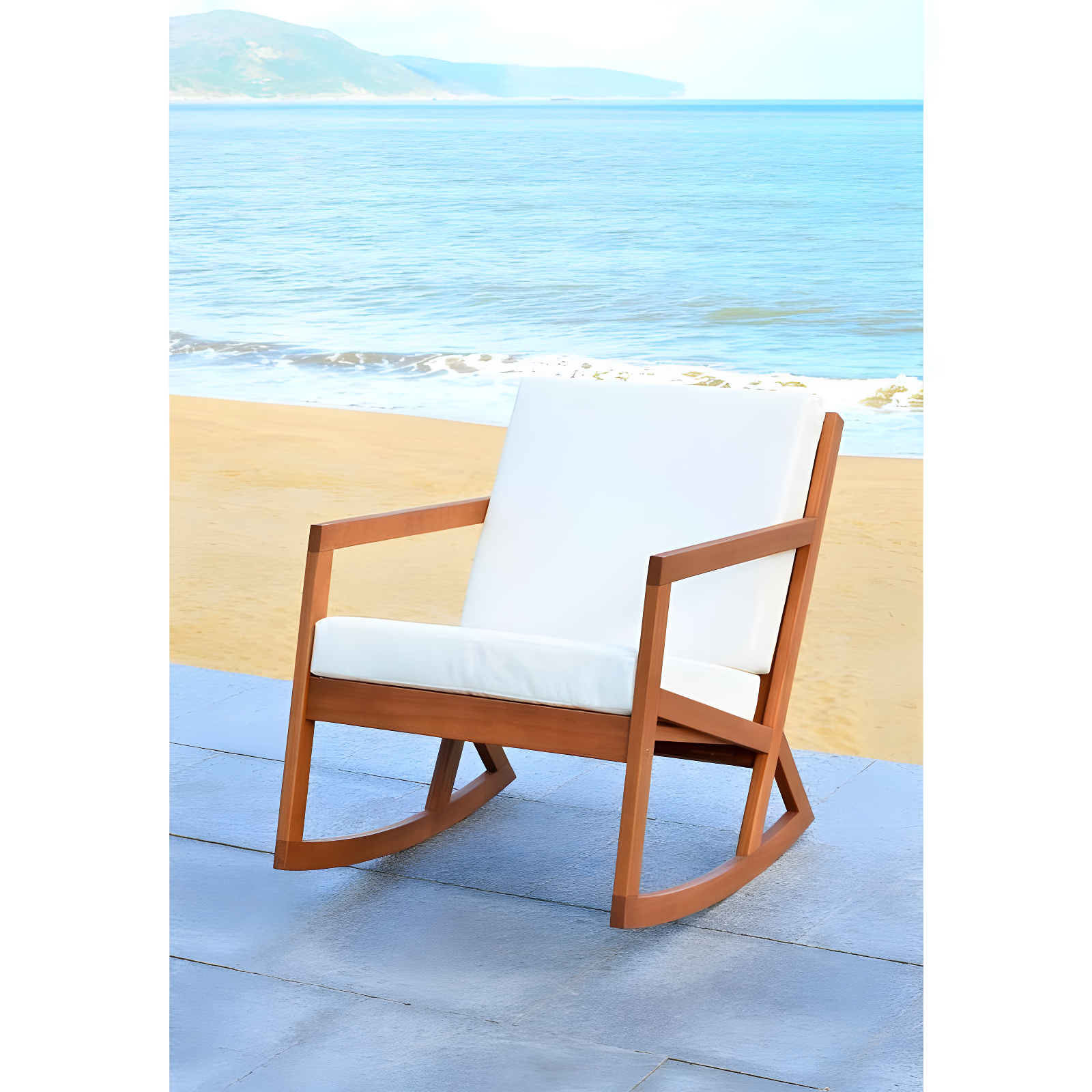Vernon Rocking Chair - Natural/Beige - Safavieh.