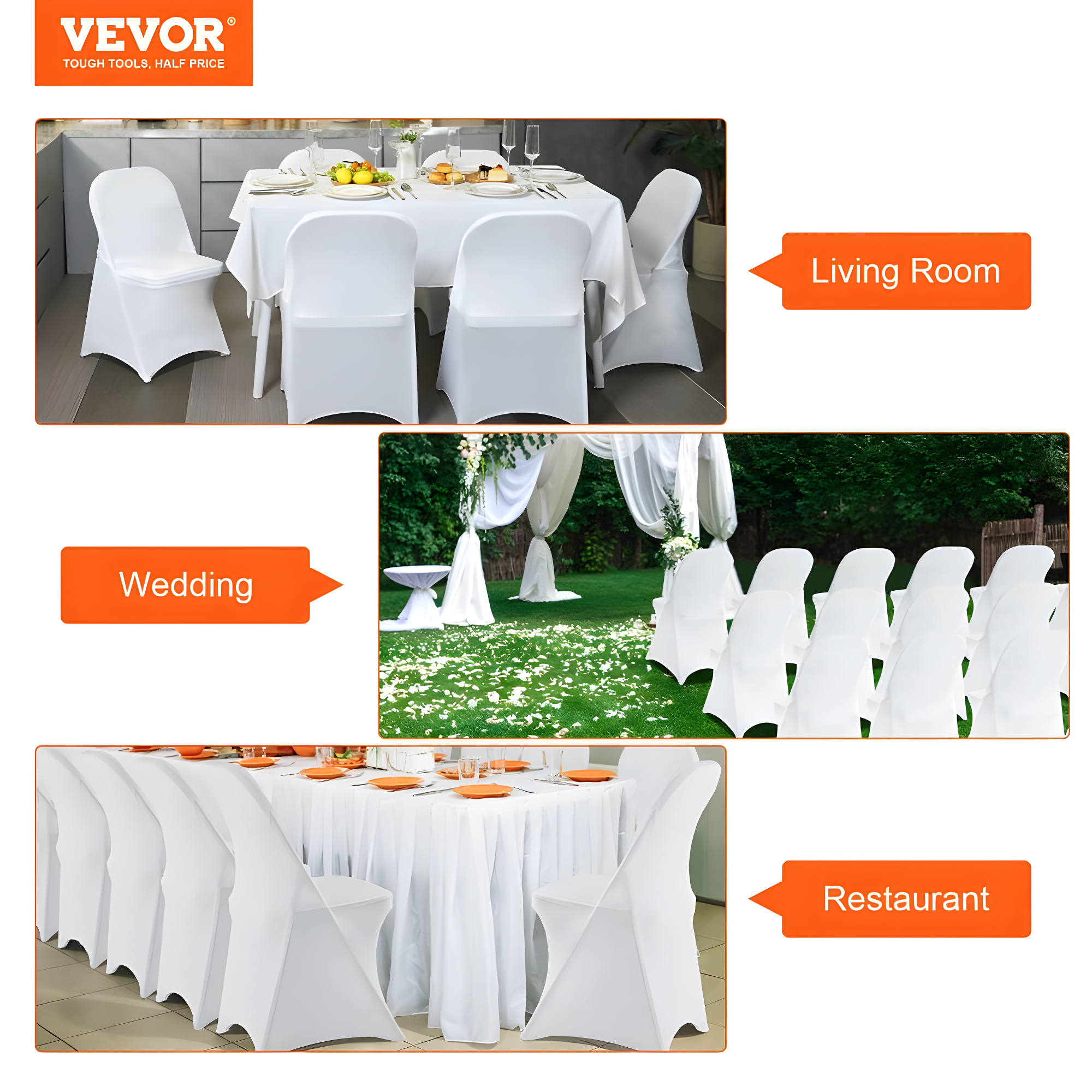 VEVOR Polyester Chair Cover | Wayfair