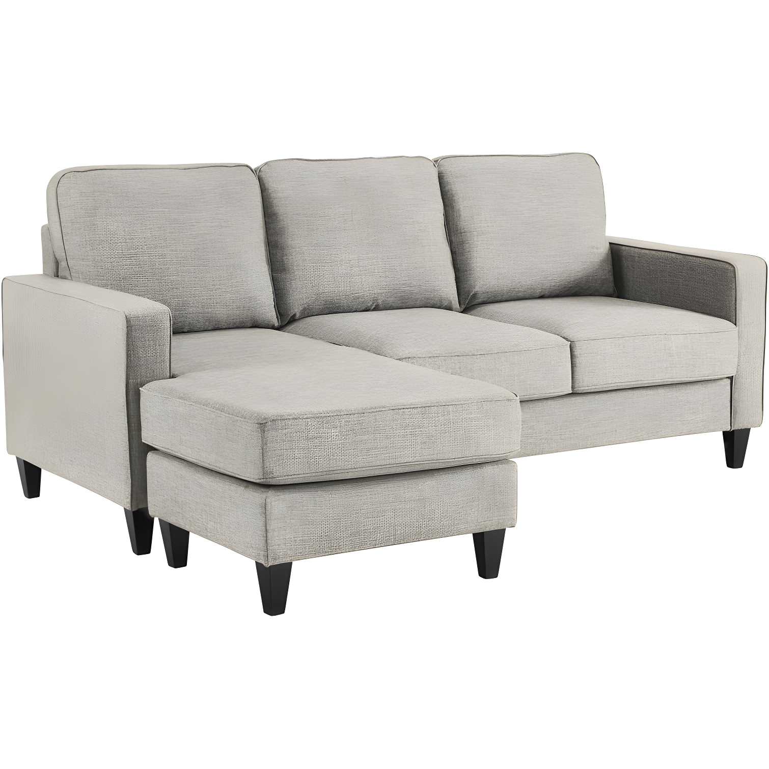 Serta Harmon Upholstered Reversible Sectional Sofa and Chaise
