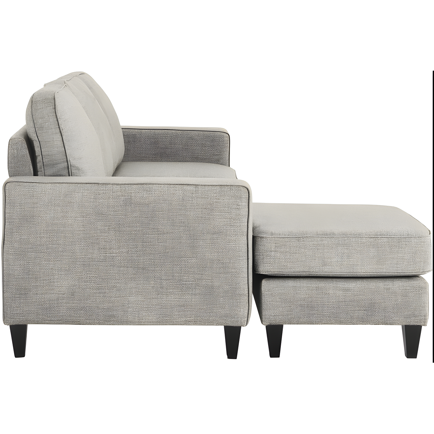 Serta Harmon Upholstered Reversible Sectional Sofa and Chaise