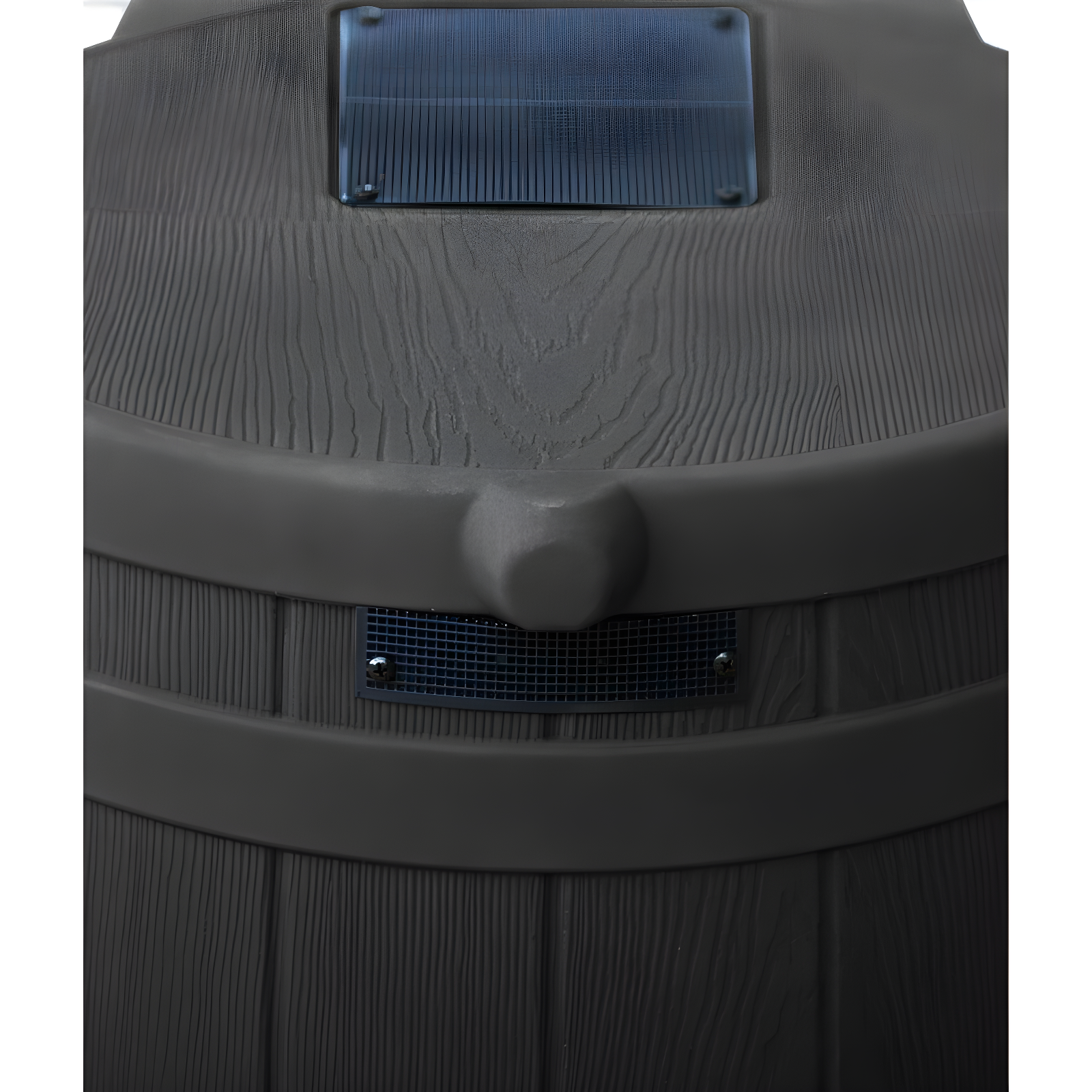 Good Ideas 50 Gallons Plastic Drainable Dual Overflow Rain Barrel