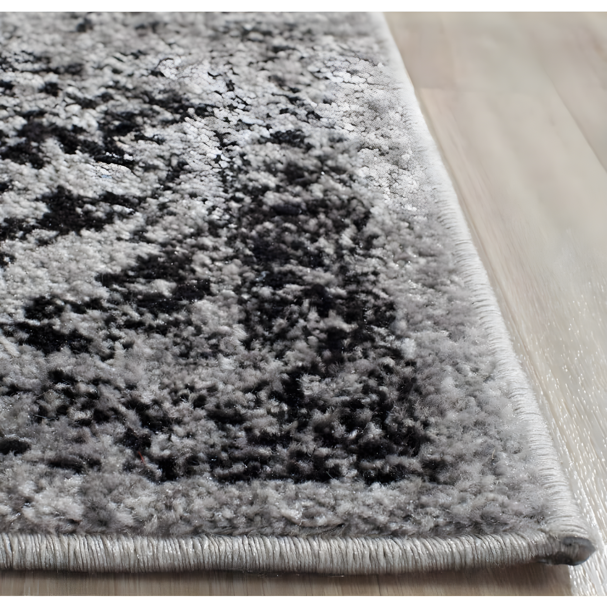 Adirondack ADR109 Machine Made Indoor Accent Rug - Grey/Black - 3'x5' - Safavieh