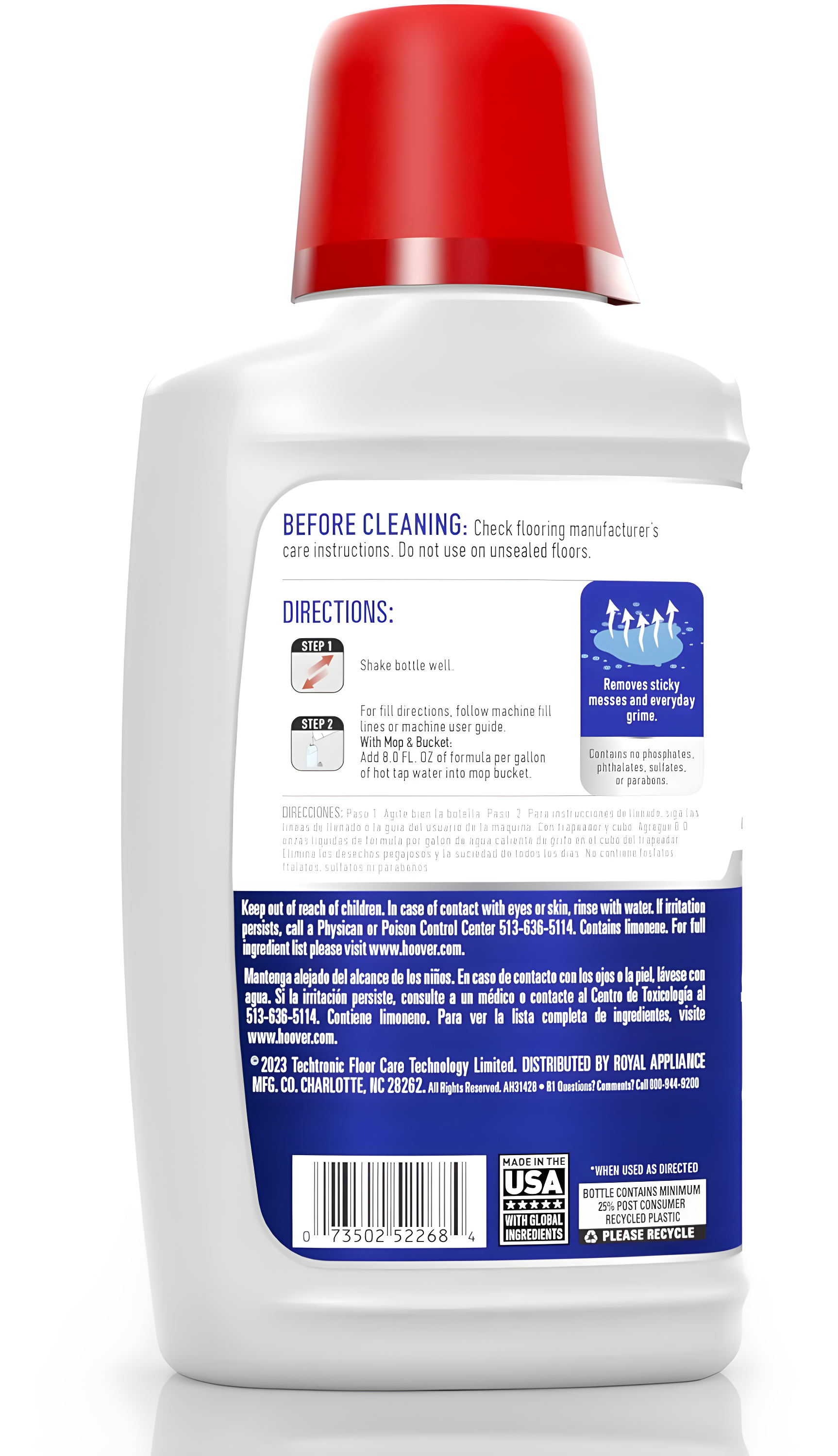 Hoover Citrus Blossom Concentrated Hard Floor Cleaner 32 oz