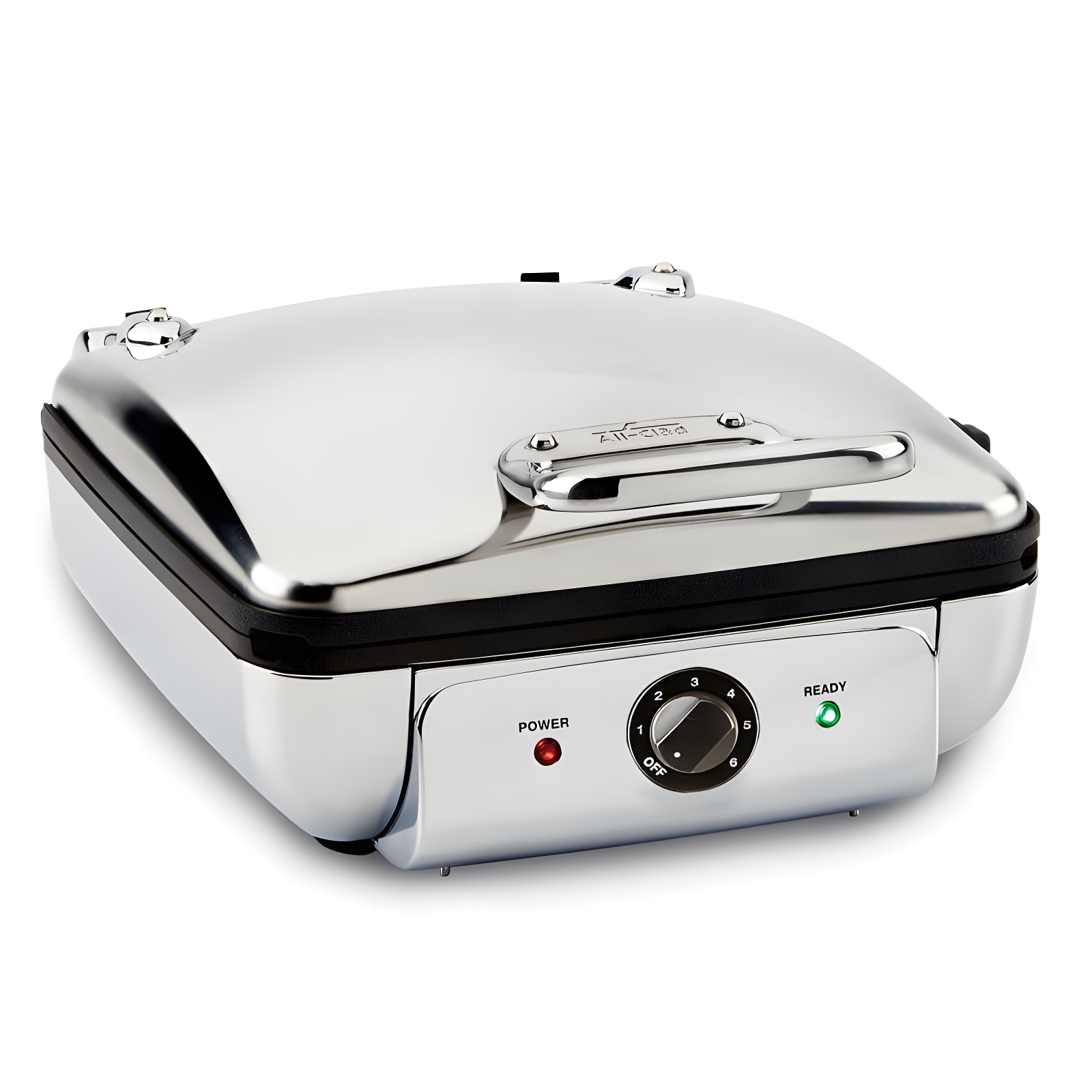 All-Clad ® 4-Slice Stainless Steel Waffle Maker with Removable Plates