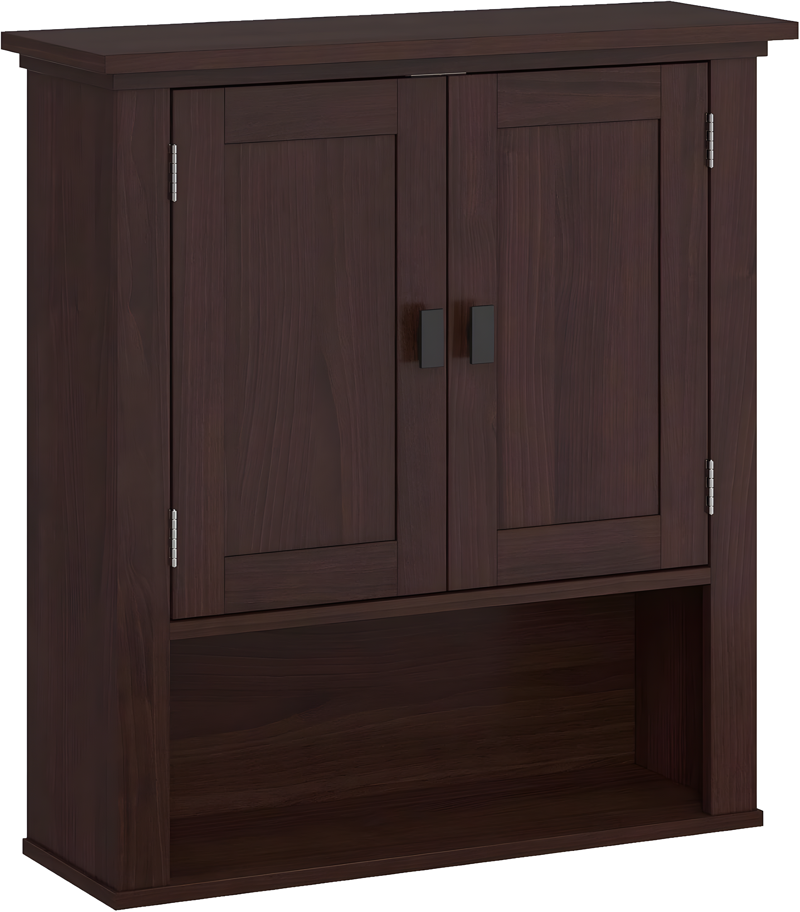 RiverRidge Hayward Two-Door Bathroom and Laundry Wall Mount Storage Medicine Cabinet with Fixed and Adjustable Shelf