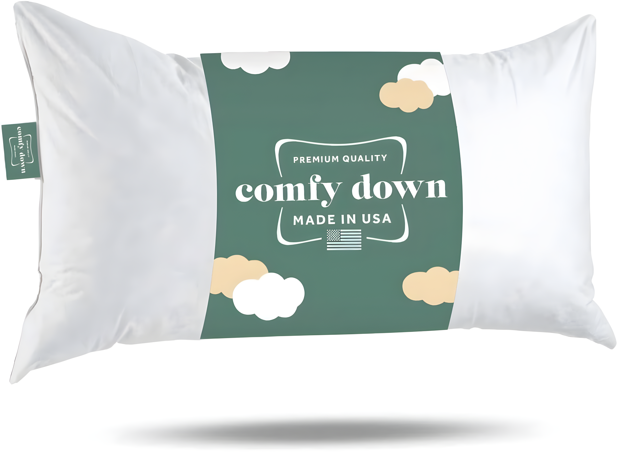 ComfyDown ComfyDown 95% Feather 5% Down Rectangle Decorative Pillow Insert Sham Stuffer