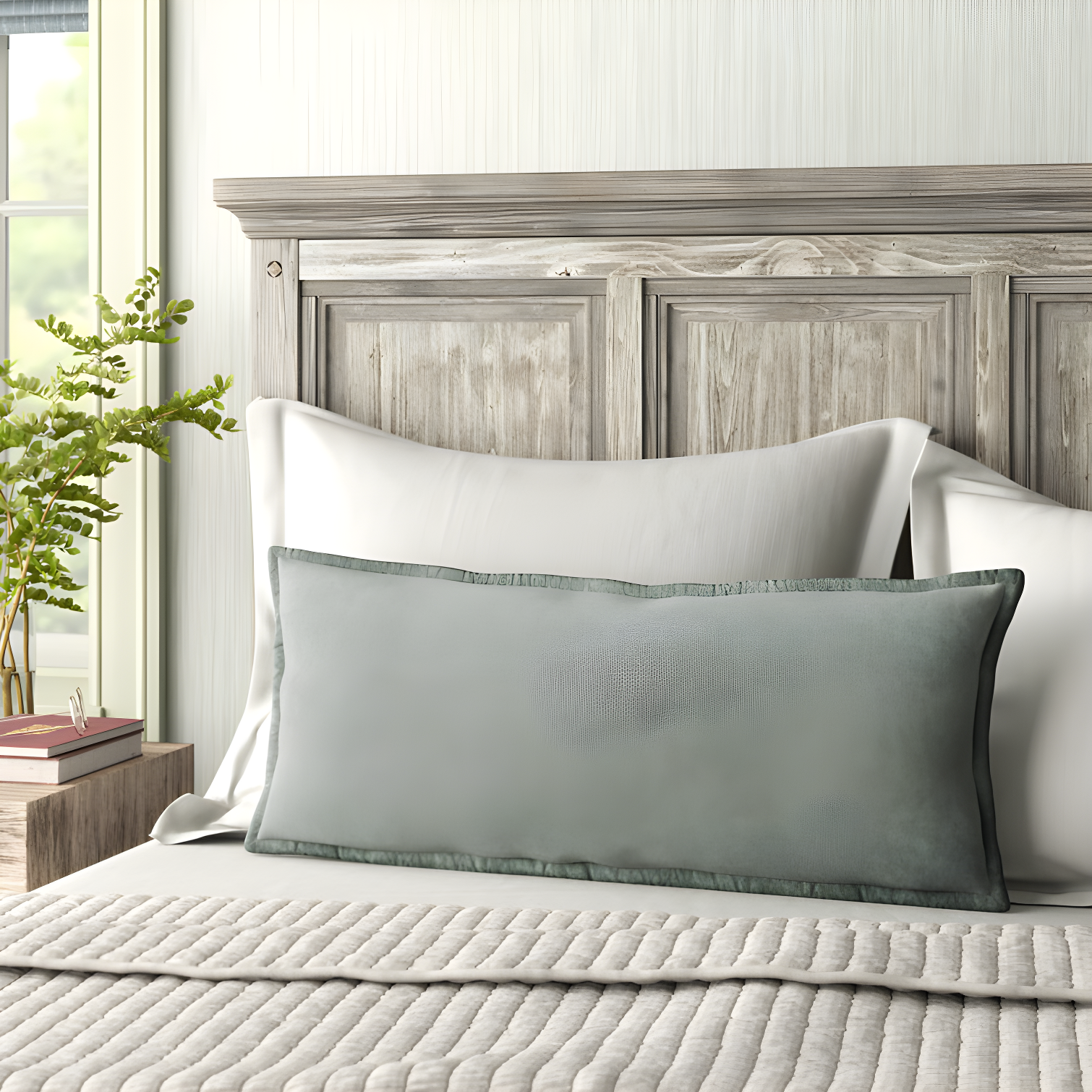 RE/FINE™ Montague 100% Cotton Lumbar Rectangular Pillow & Reviews | AllModern
