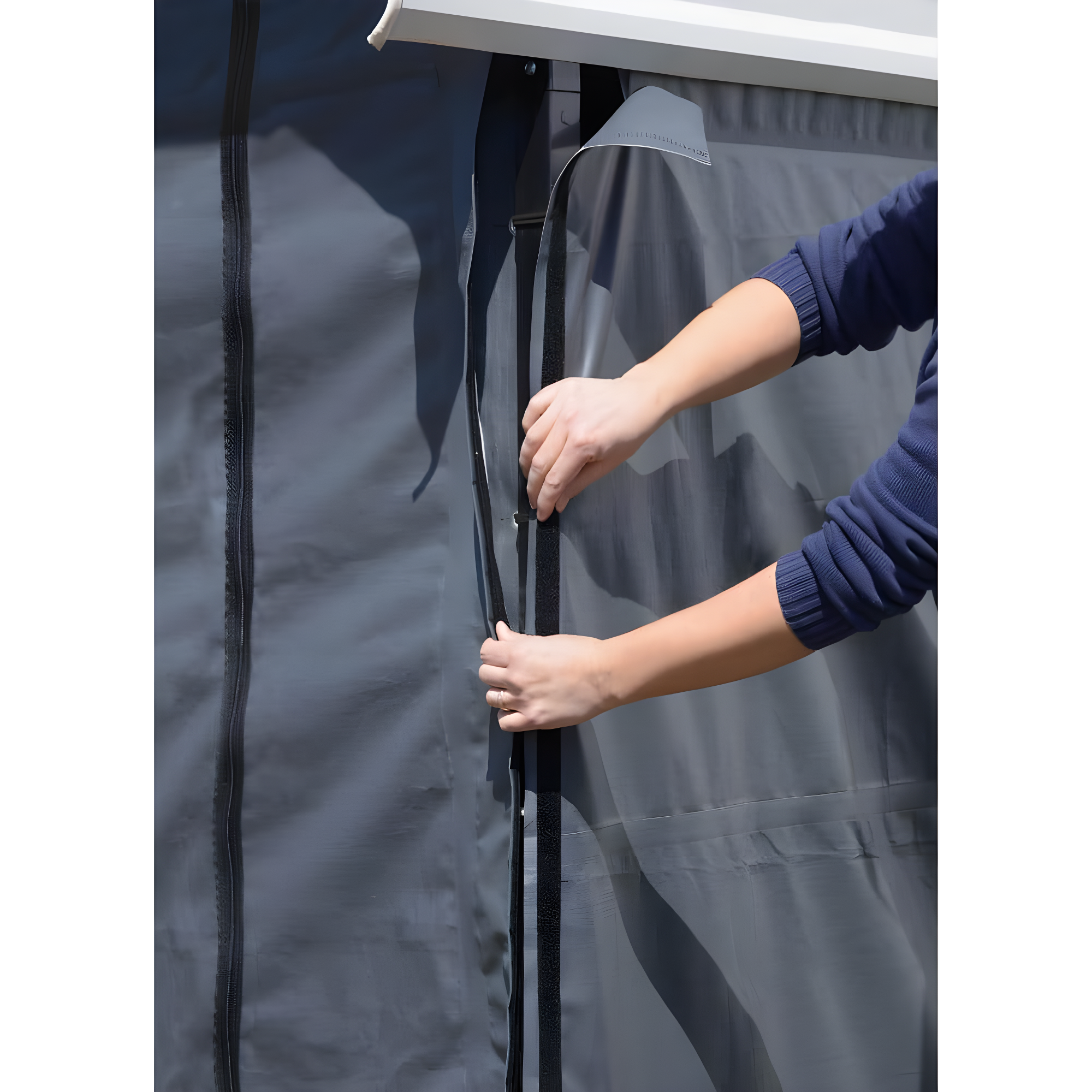 Arrow Enclosure Kit for Arrow Carport 10ft x 15ft Gray