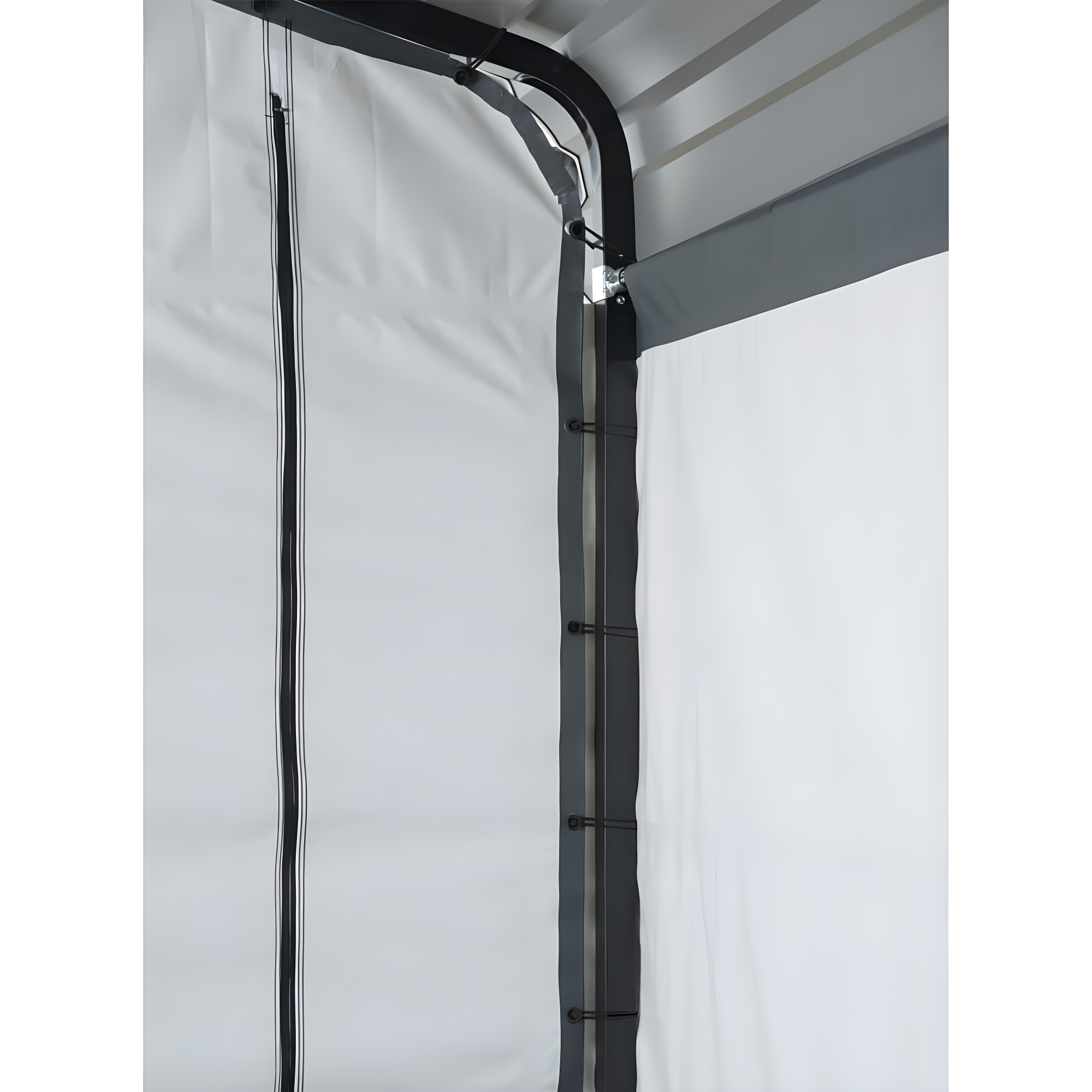 Arrow Enclosure Kit for Arrow Carport 10ft x 15ft Gray