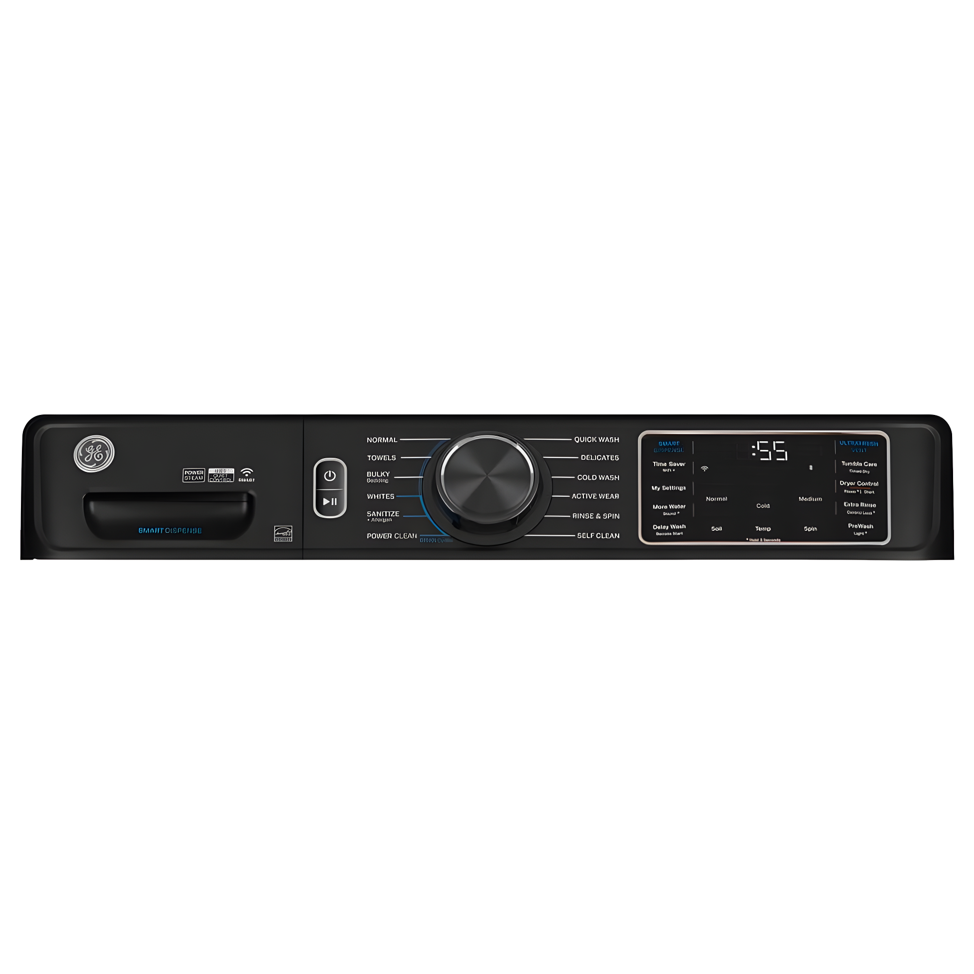 GE Appliances 5 Cubic Feet Energy Star Front Load Washer with Steam Wash