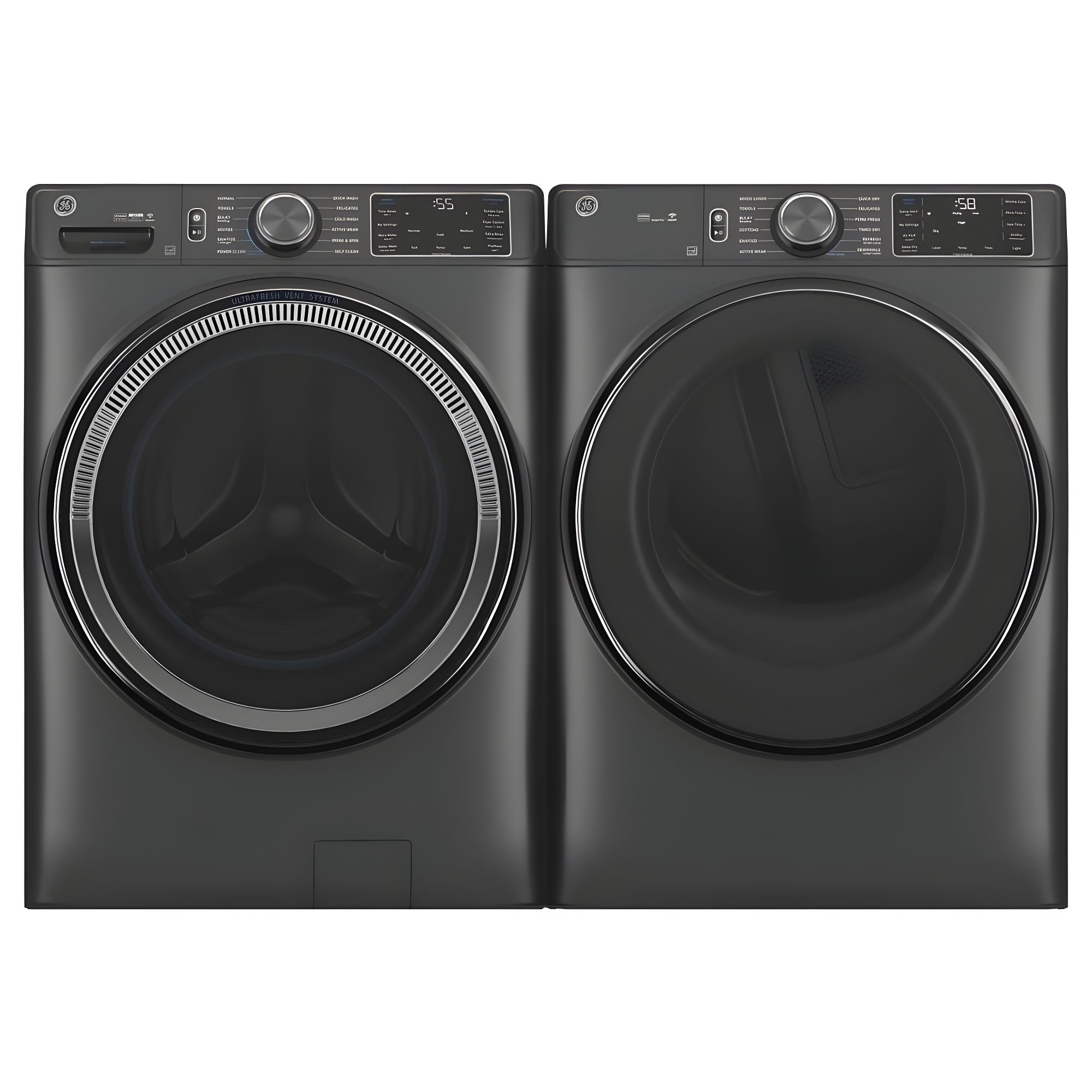 GE Appliances 5 Cubic Feet Energy Star Front Load Washer with Steam Wash