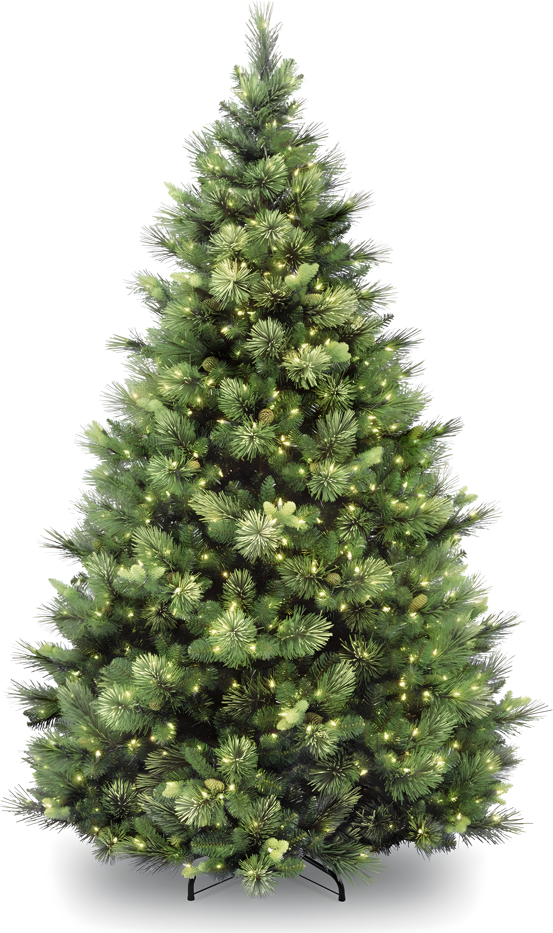 National Tree Company 9' Pre-lit Carolina Pine Artificial Christmas Tree with 900 Clear Lights