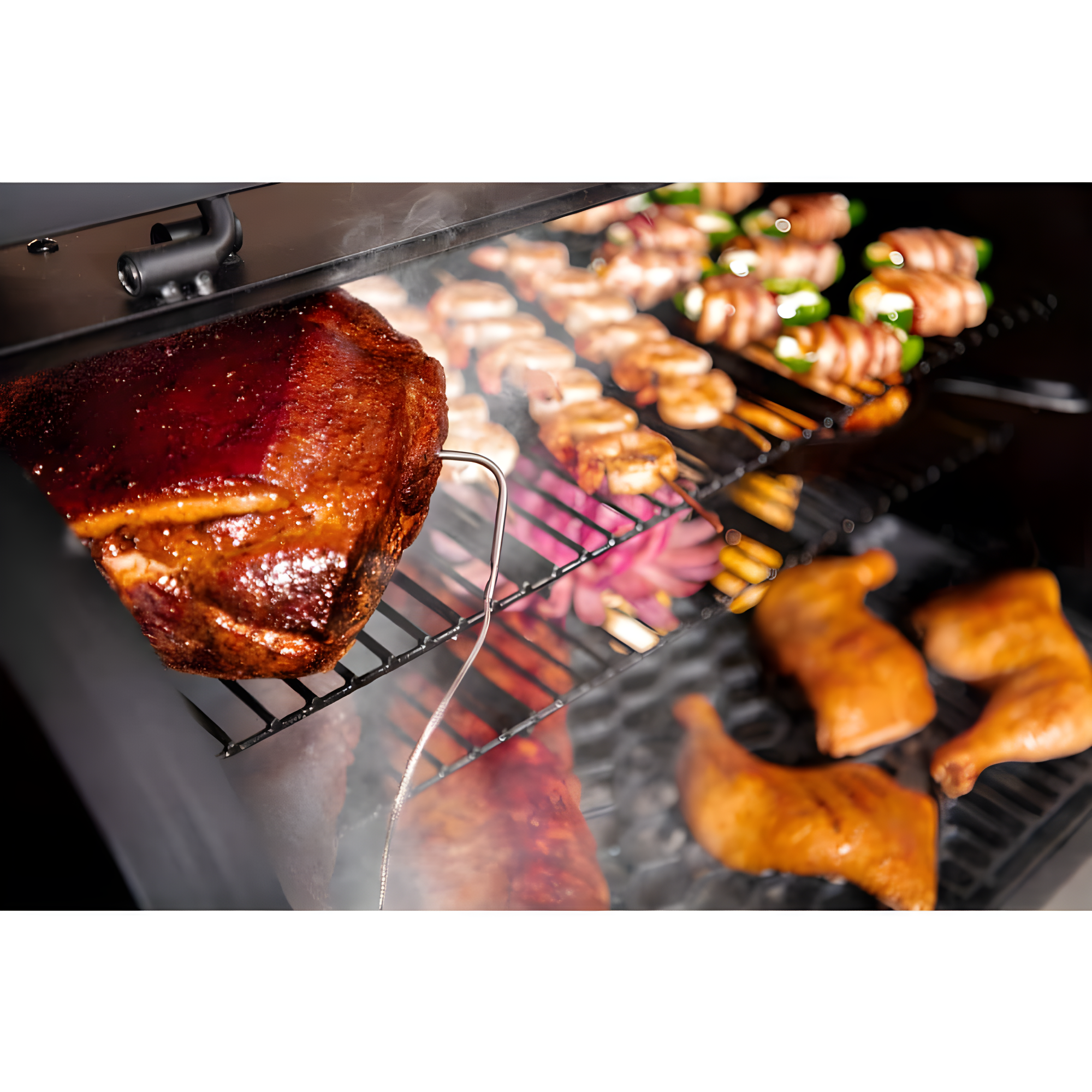 Oklahoma Joe's Rider 900 Deluxe Pellet Grill with Side Shelf