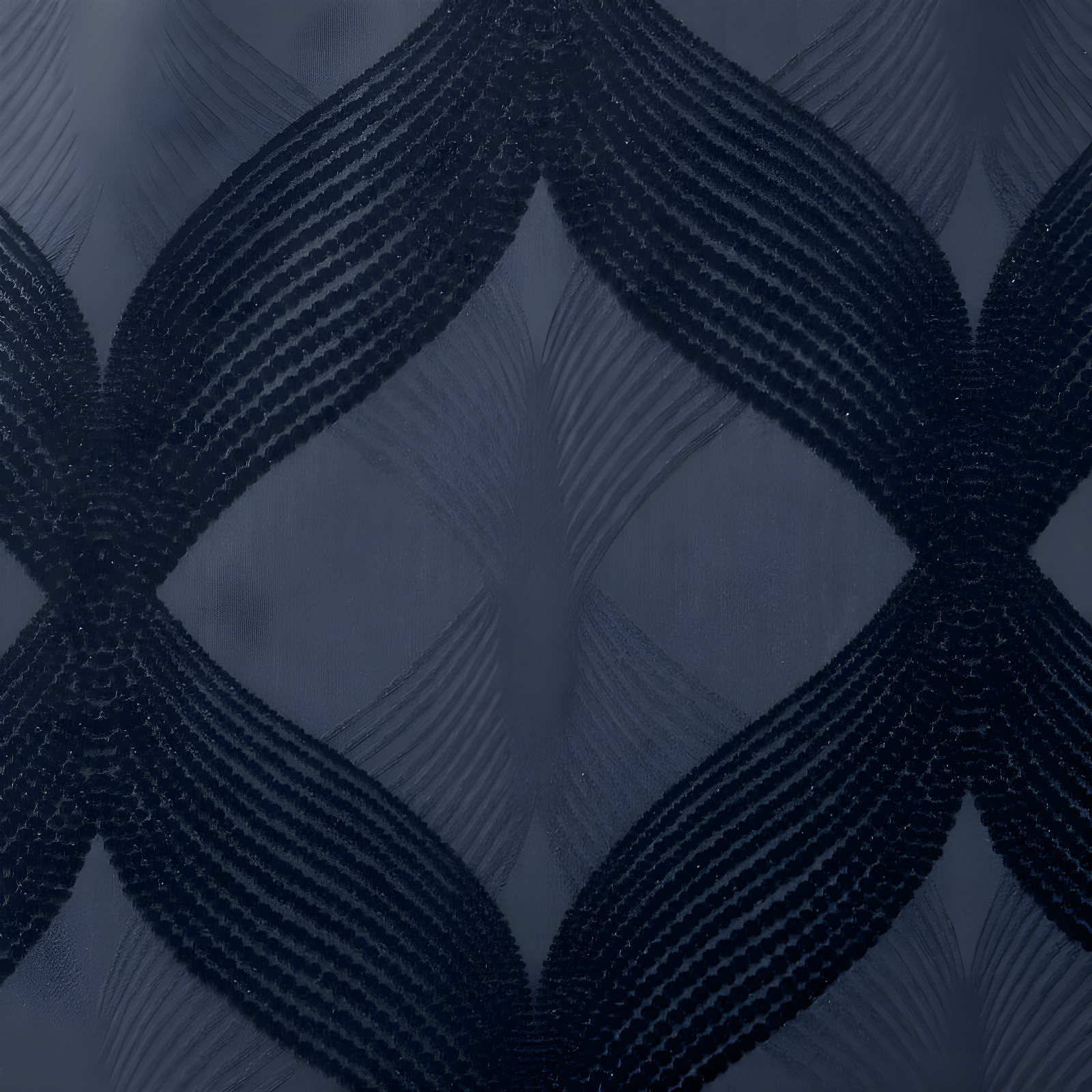 Madison Park Bentley Ogee Knitted Jacquard Geometric Total Blackout Single Curtain Panel