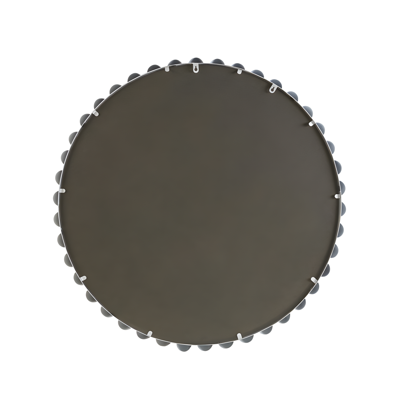 Marlowe Beaded Round Metal Wall Mirror