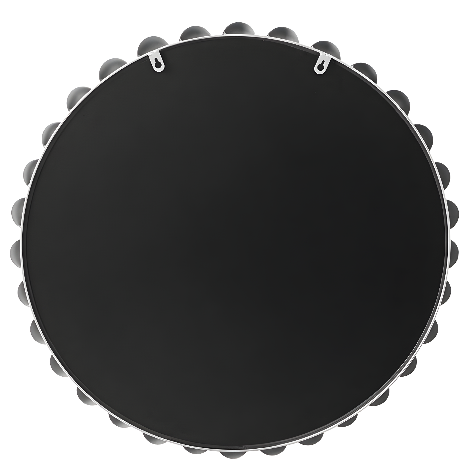 Marlowe Beaded Round Metal Wall Mirror