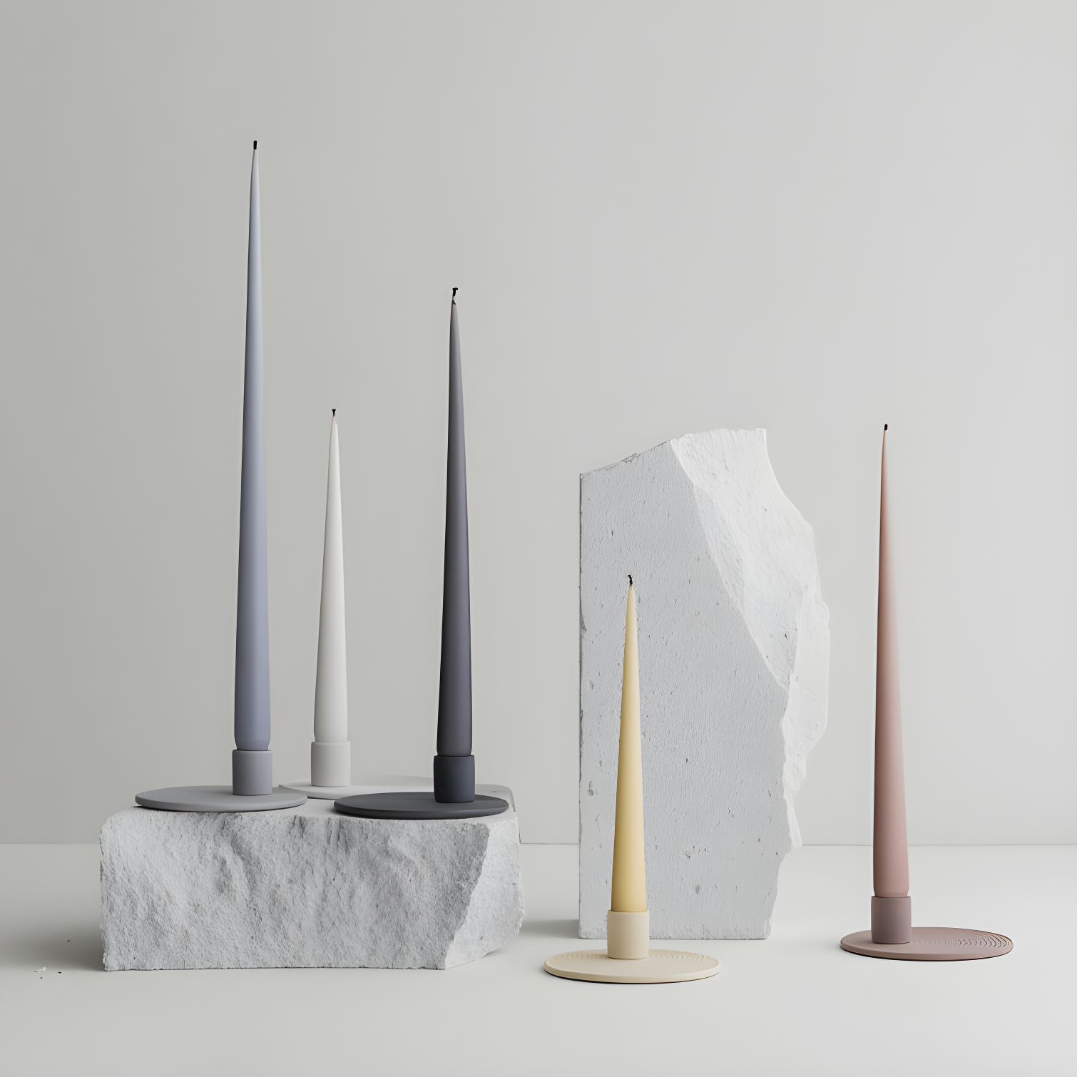 NONA Dish Taper Candle Holder