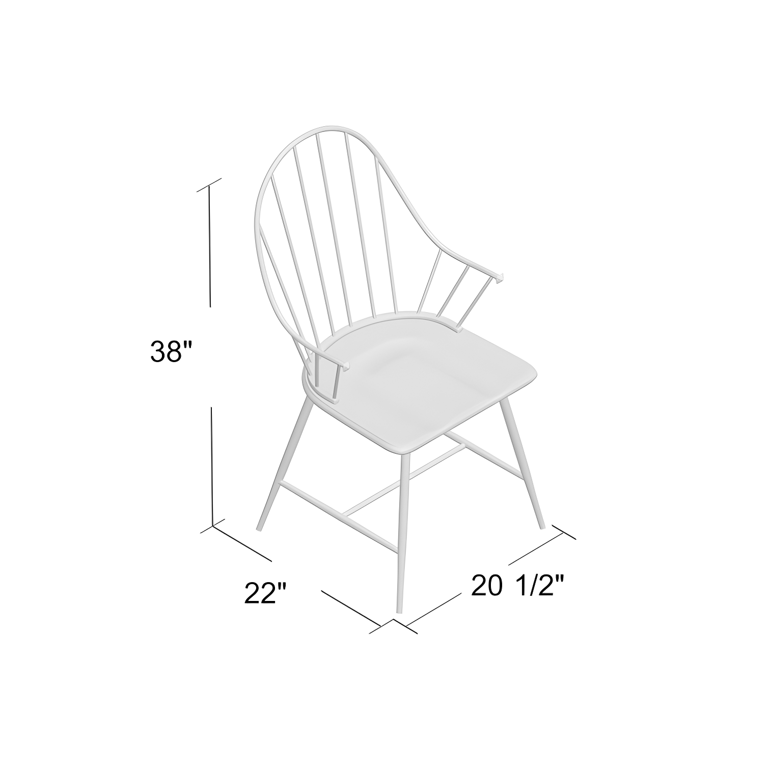 Kelly Clarkson Home Hampton 18'' H Arm Chair (Set of 2)