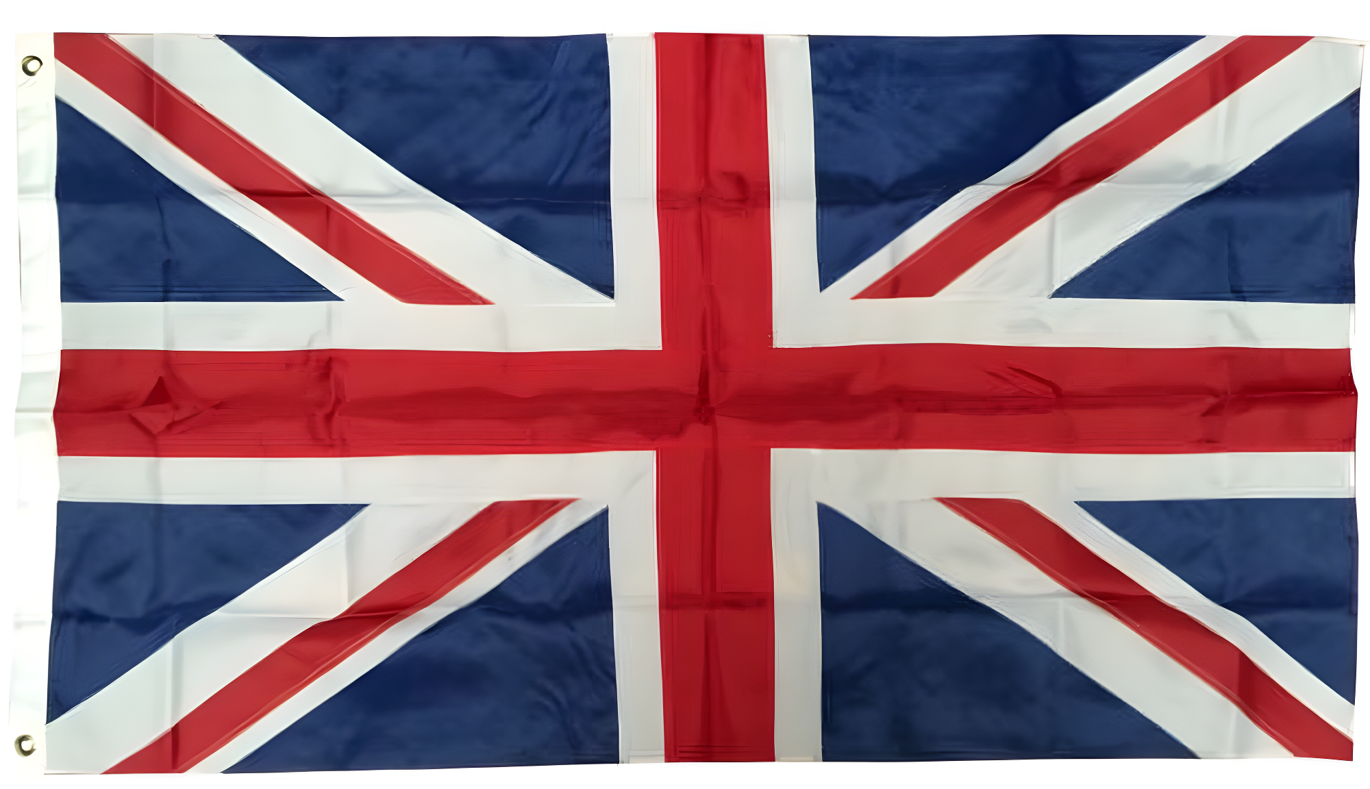 FLAGWIN United Kingdom British Flag 3x5 feet UK National Flags Embroidered Sewn Stripes Union Jack England Flag Banner Heavy Duty Outdoor