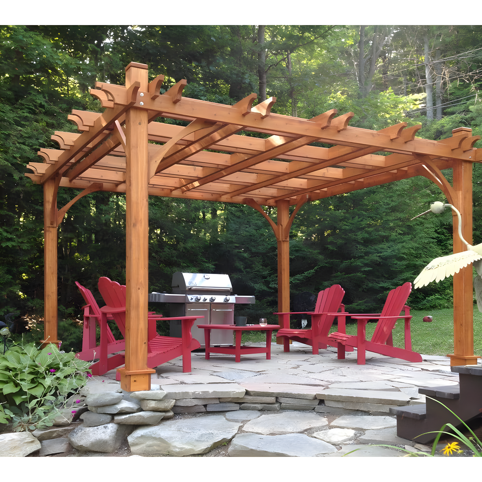 Outdoor Living Today Breeze Solid Wood Pergola