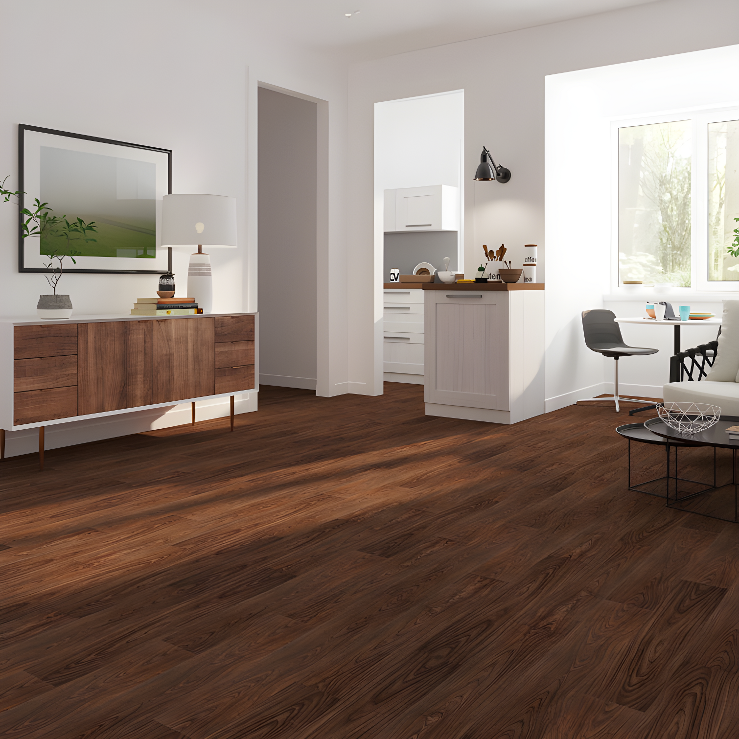 Lucida USA BaseCore 12mil x 6" W x 36" L Peel and Stick Luxury Vinyl Plank Flooring