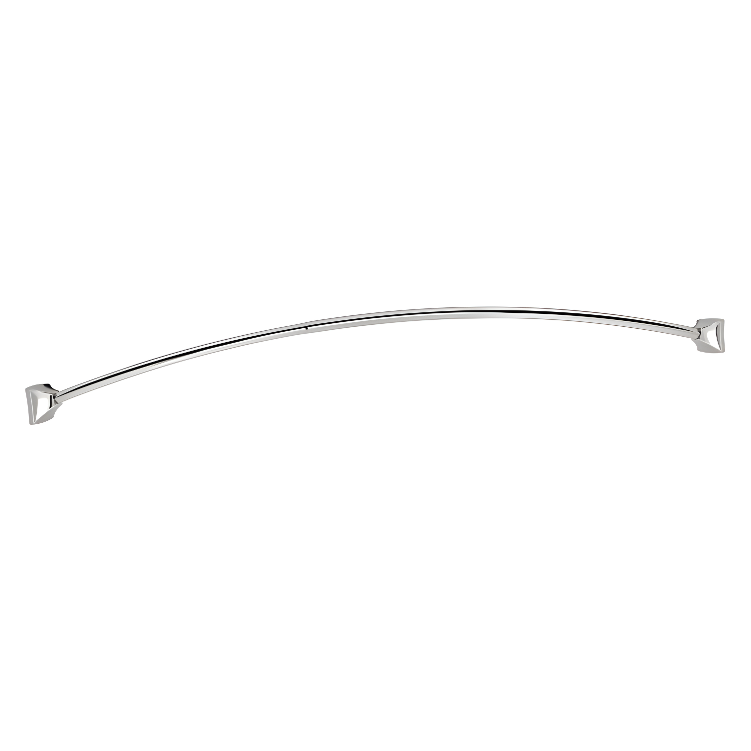 Moen 60-Inch to 72-Inch Permanent Mount Adjustable Curved Shower Rod