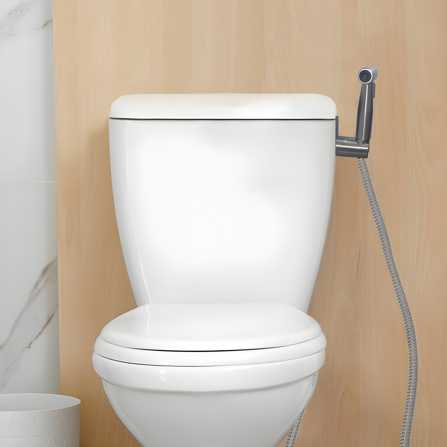 Design House Handheld Bidet Sprayer with Dual Mount and 48-Inch Hose 588913-SS