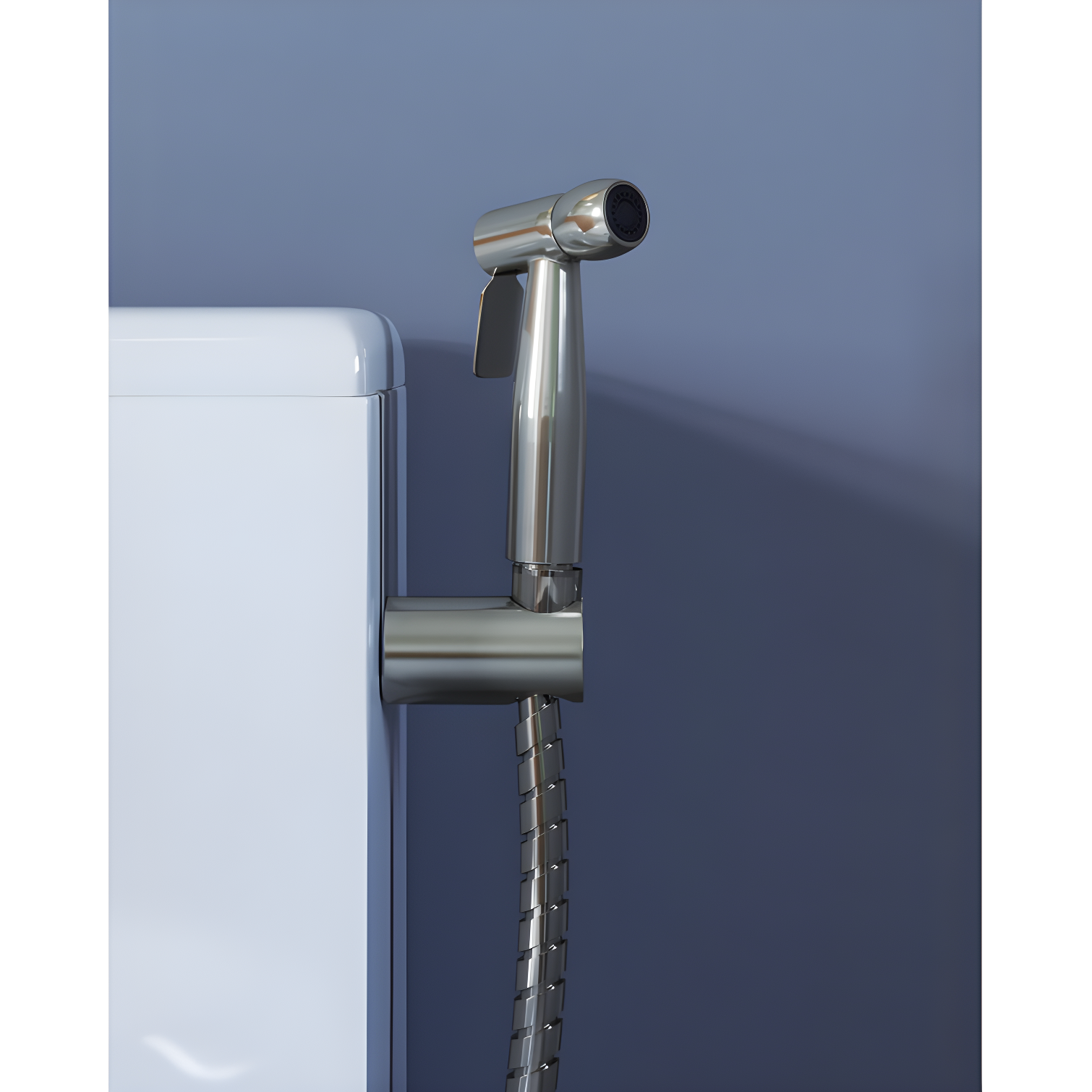 Design House Handheld Bidet Sprayer with Dual Mount and 48-Inch Hose 588913-SS