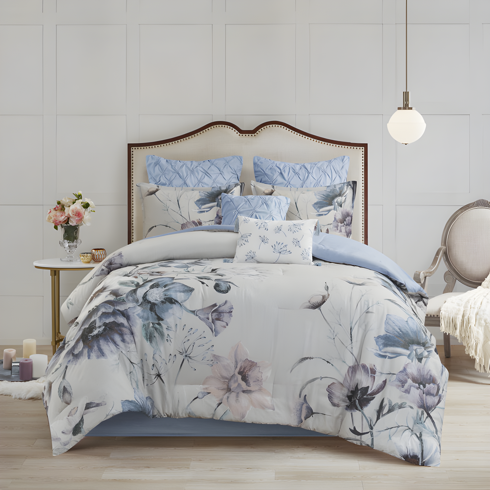 Madison Park Cassandra 8 Piece Cotton Comforter Set