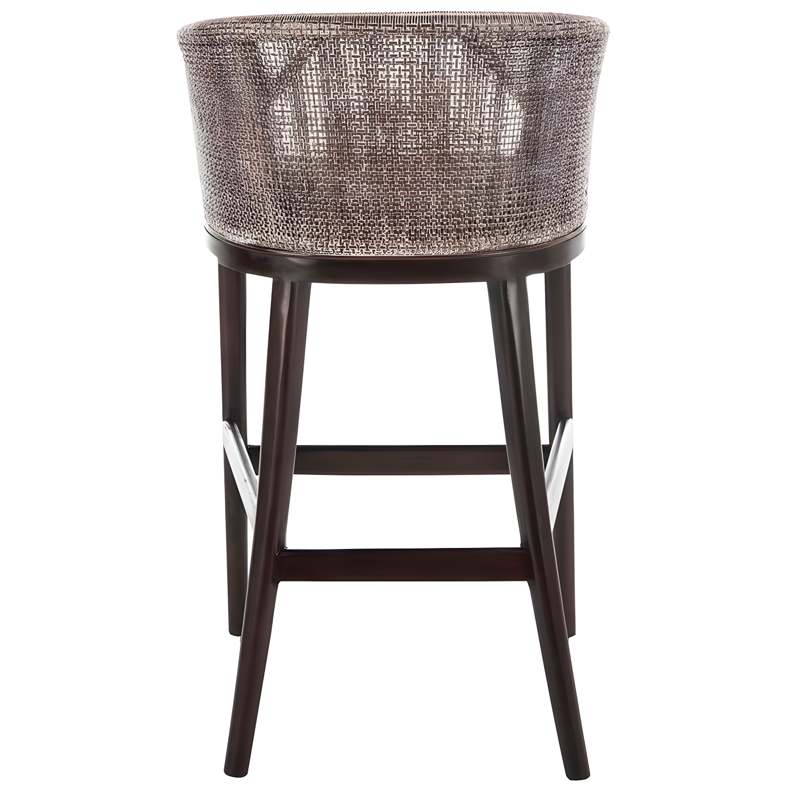Brando Bar Stool - Brown/White - Safavieh