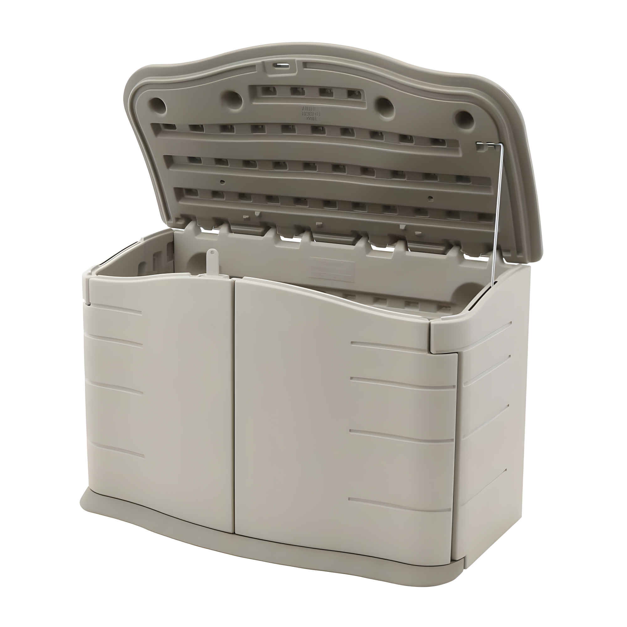 4 ft. W x 2 ft. D Plastic Horizontal Garbage Shed