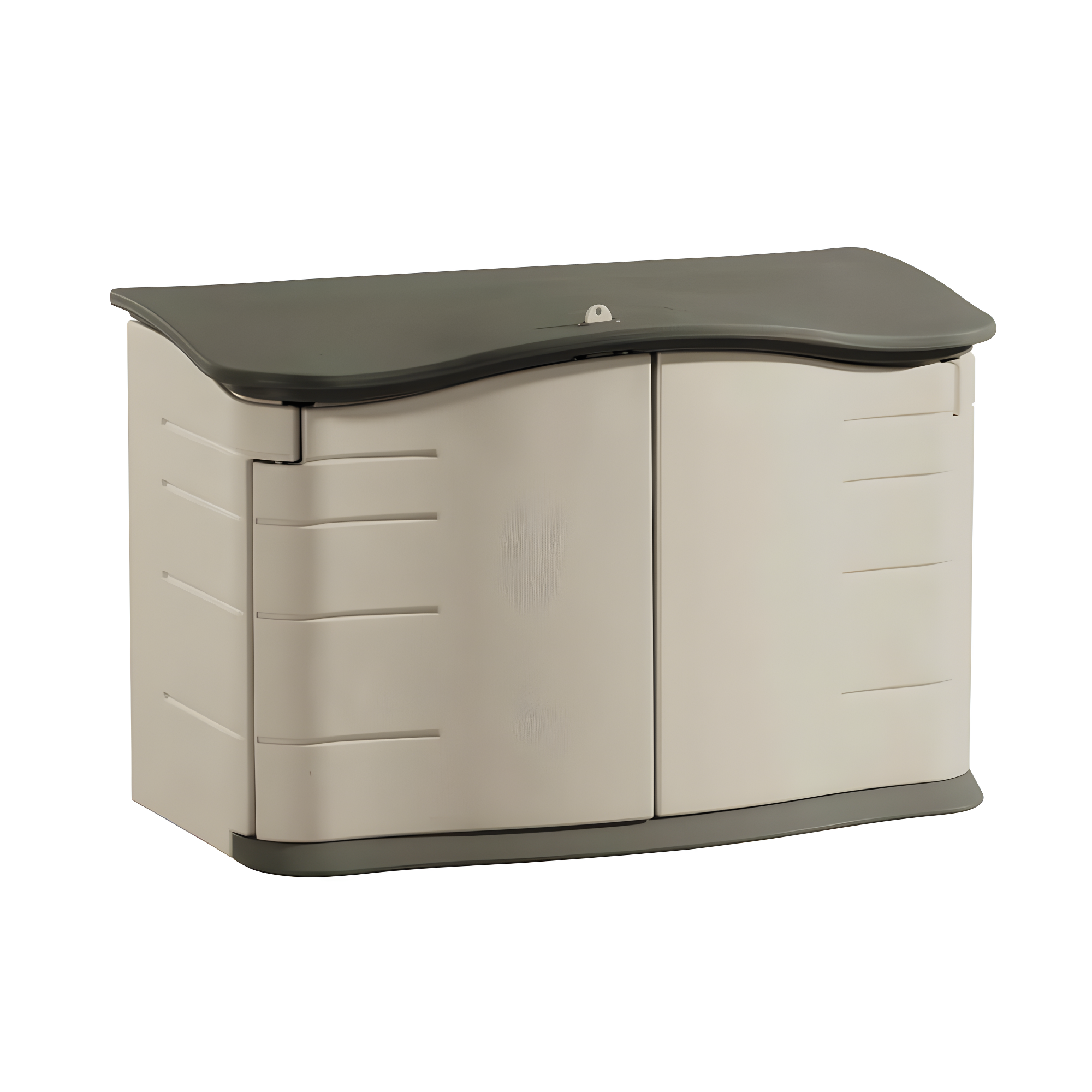 4 ft. W x 2 ft. D Plastic Horizontal Garbage Shed