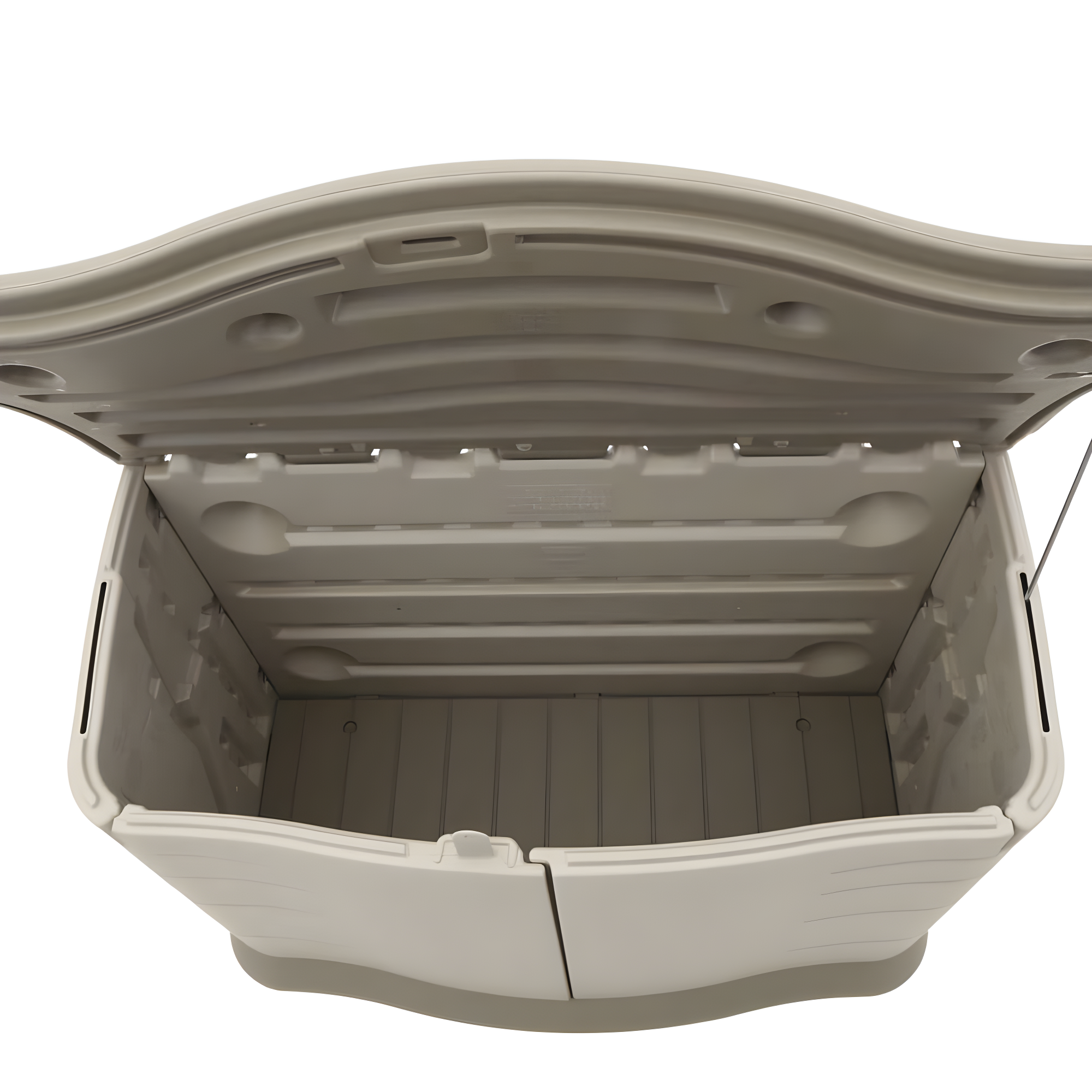4 ft. W x 2 ft. D Plastic Horizontal Garbage Shed