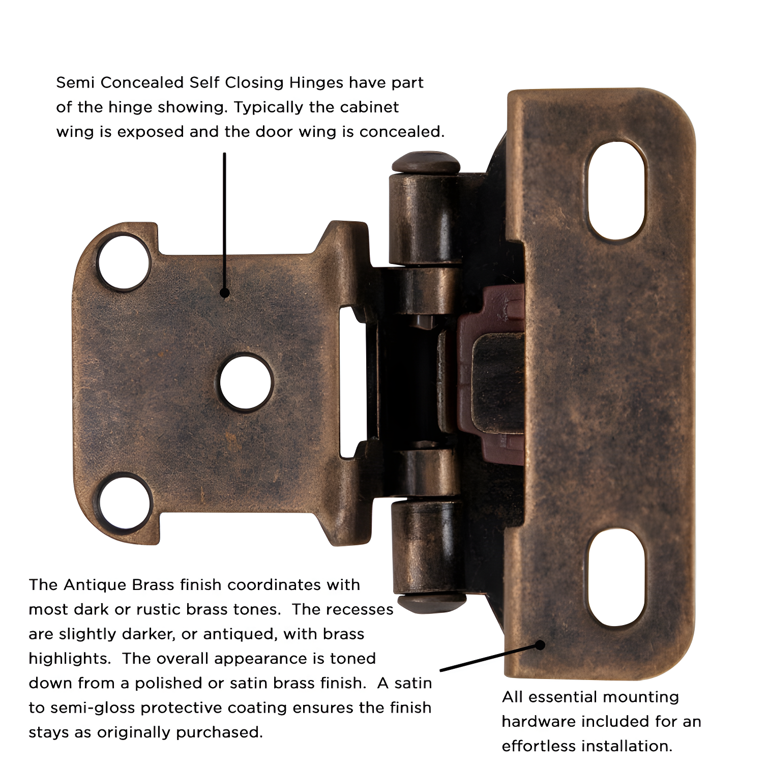 Wrap Around Pair Door Hinges