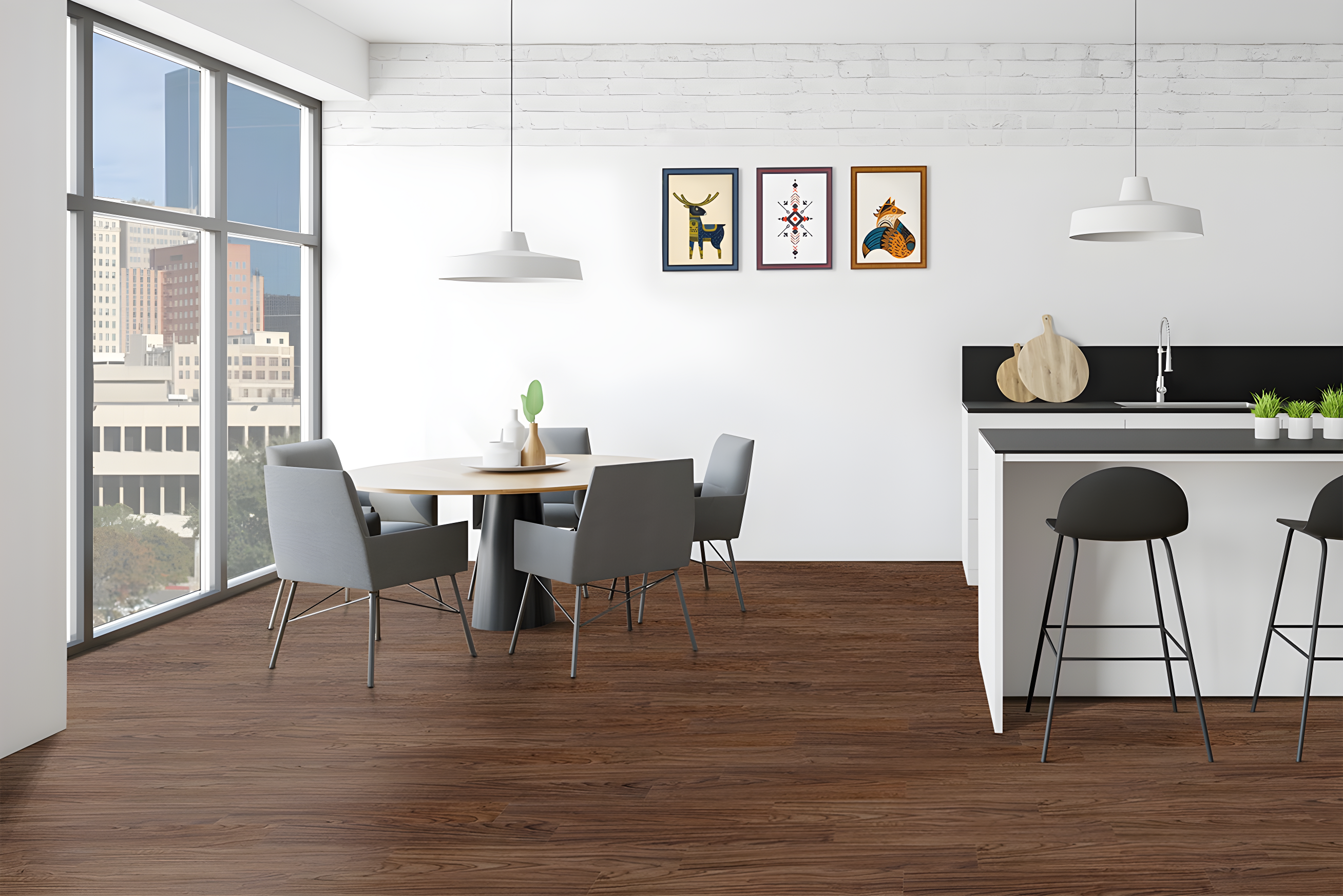 Lucida USA BaseCore 12mil x 6" W x 36" L Peel and Stick Luxury Vinyl Plank Flooring