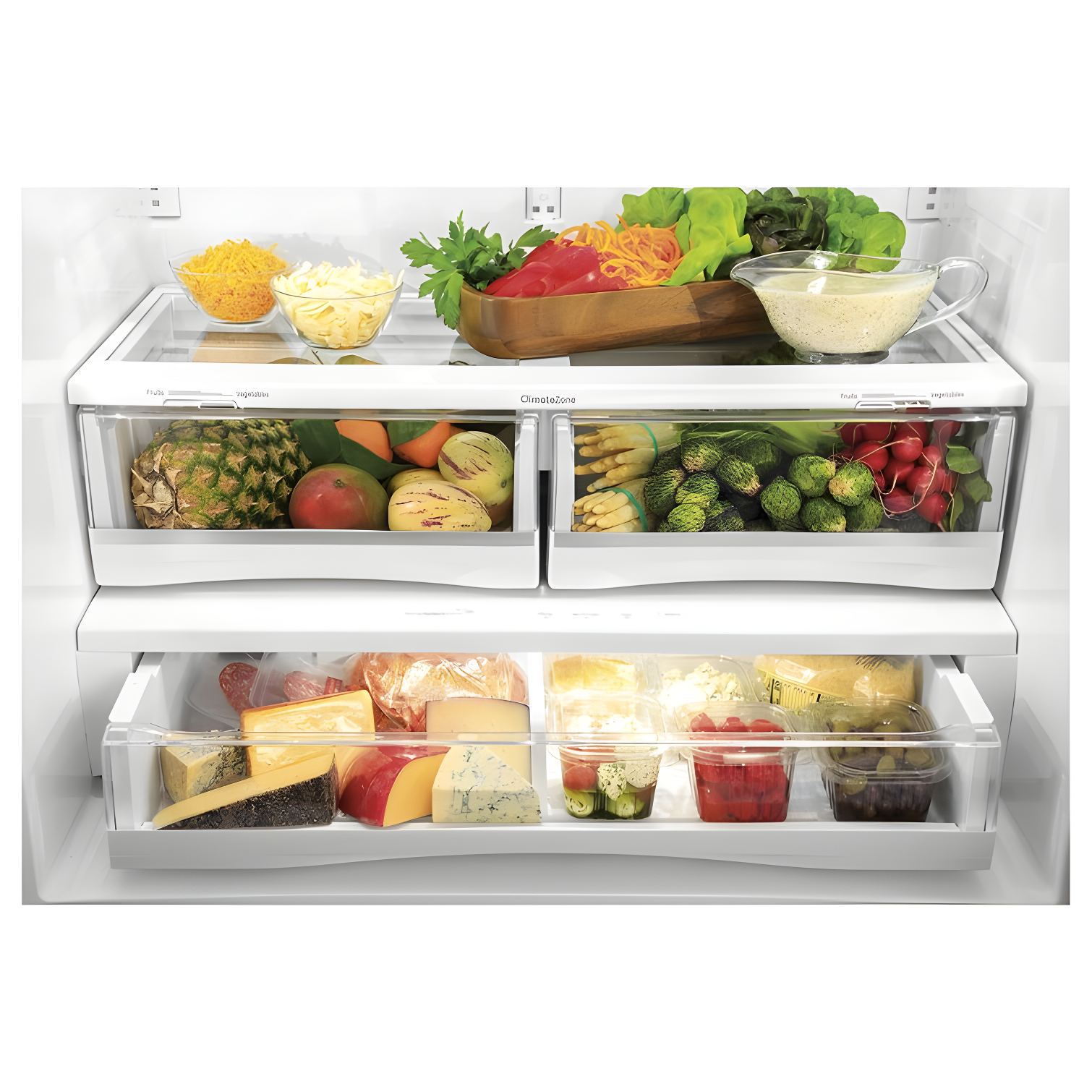 35.75" Counter Depth French Door 23.1 cu. ft. ENERGY STAR Refrigerator