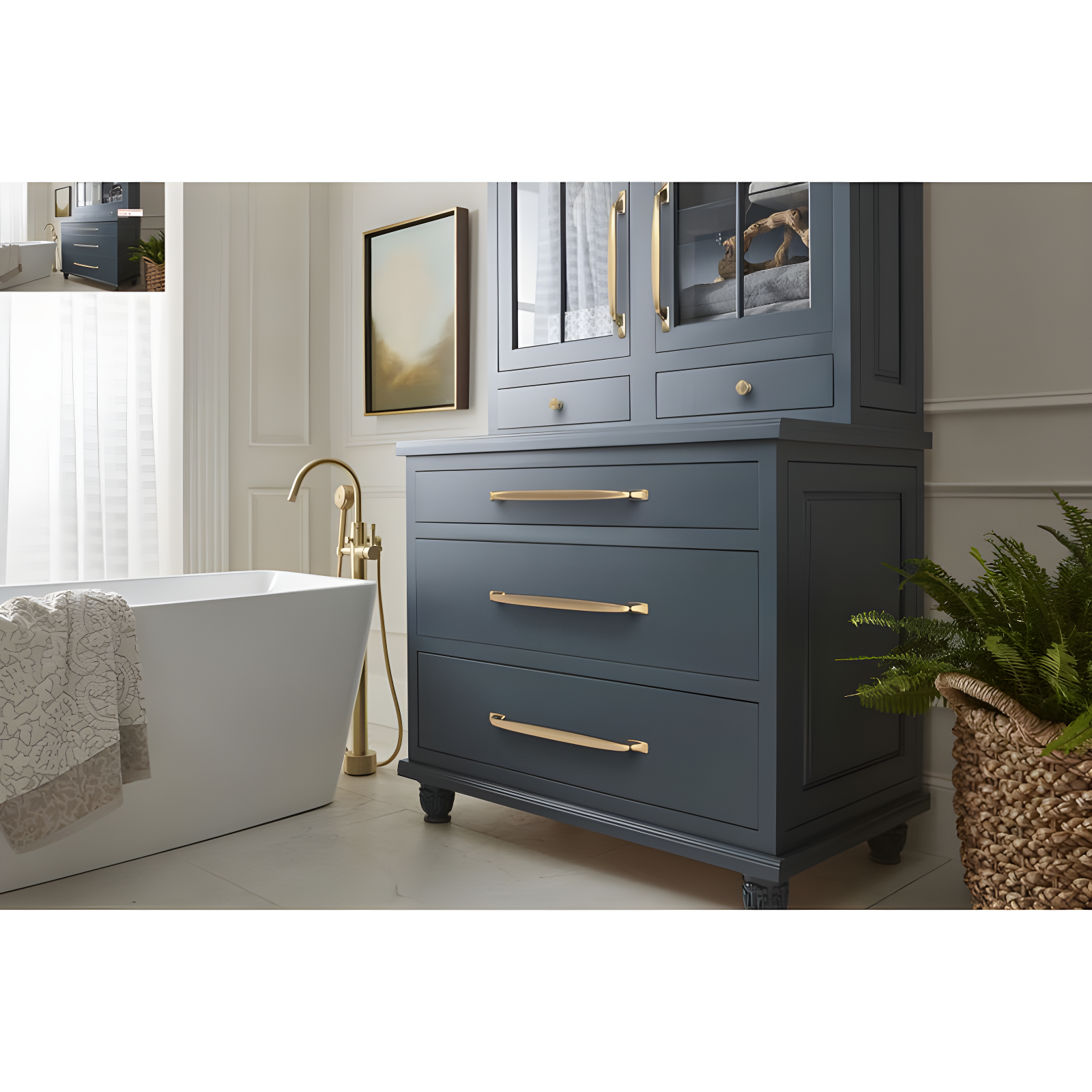 Amerock Highland Ridge 18 inch (457mm) Center-to-Center Champagne Bronze Appliance Pull