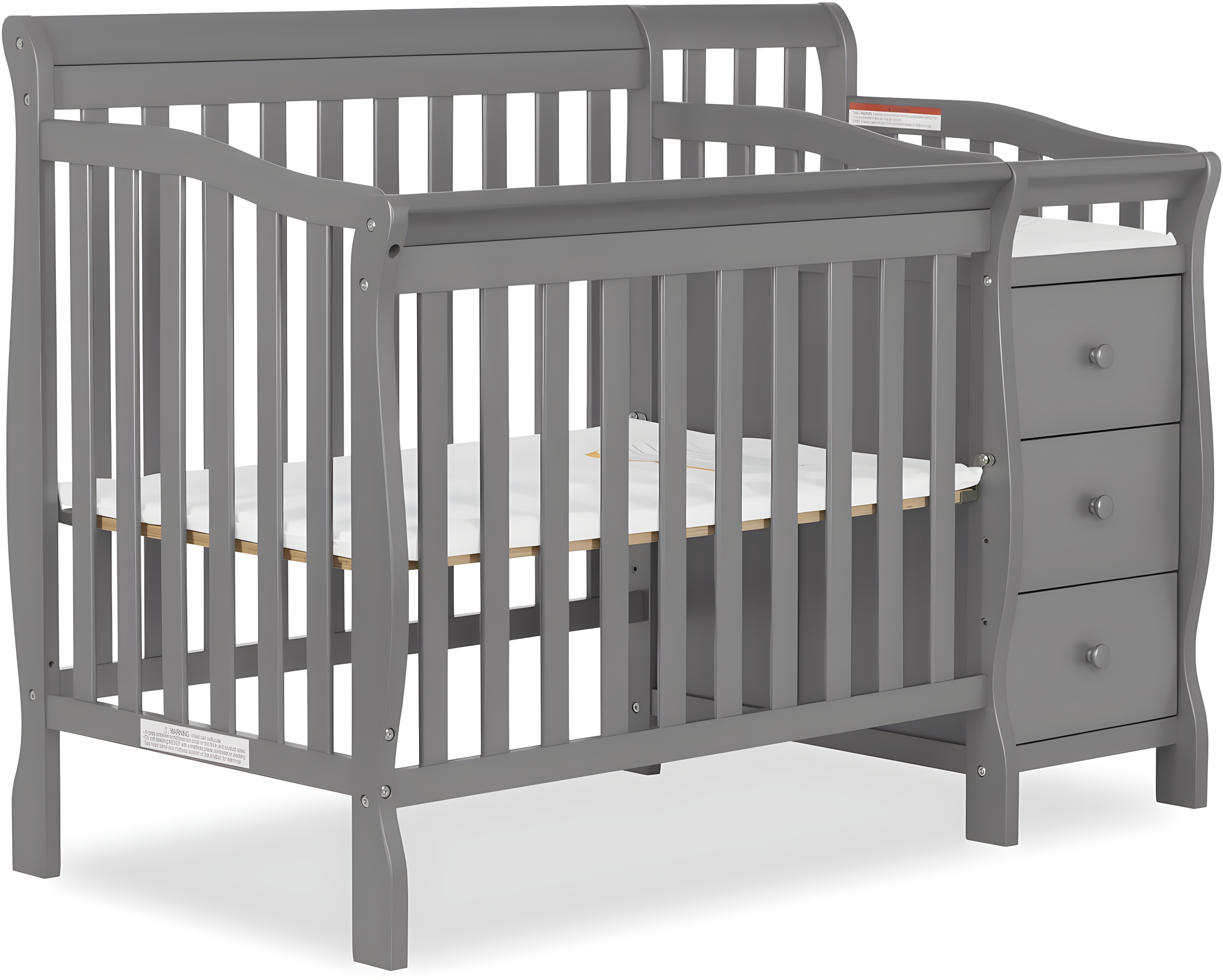 Dream On Me Jayden 4-in-1 Mini Convertible Crib and Changer