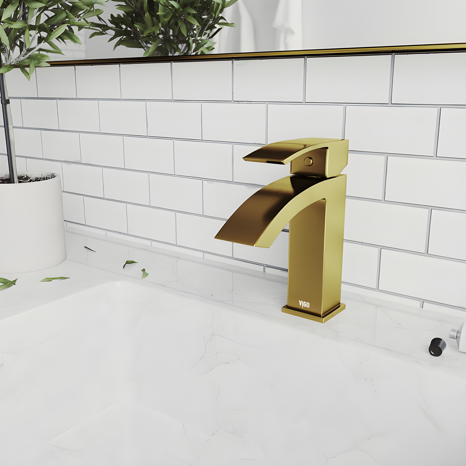 Satro 7" H Single Handle Single Hole Bathroom Faucet