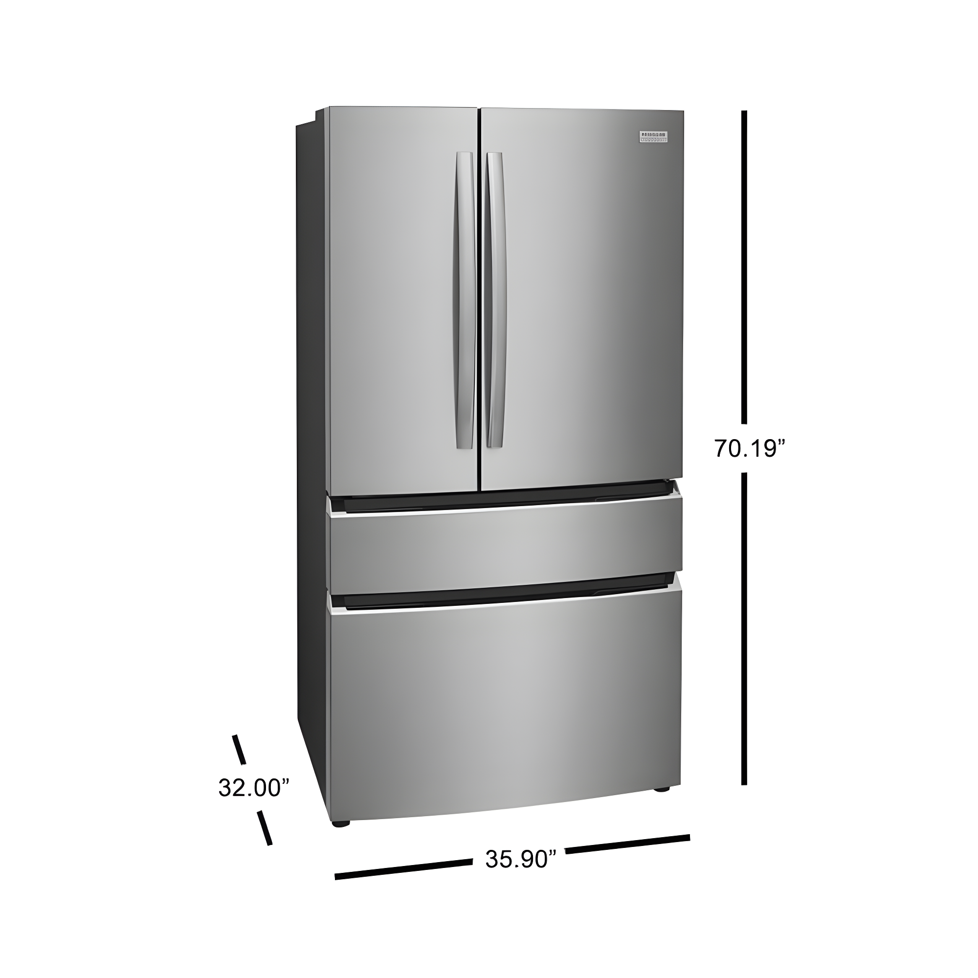 Frigidaire 36" 22.1 Cubic Feet French Door Refrigerator