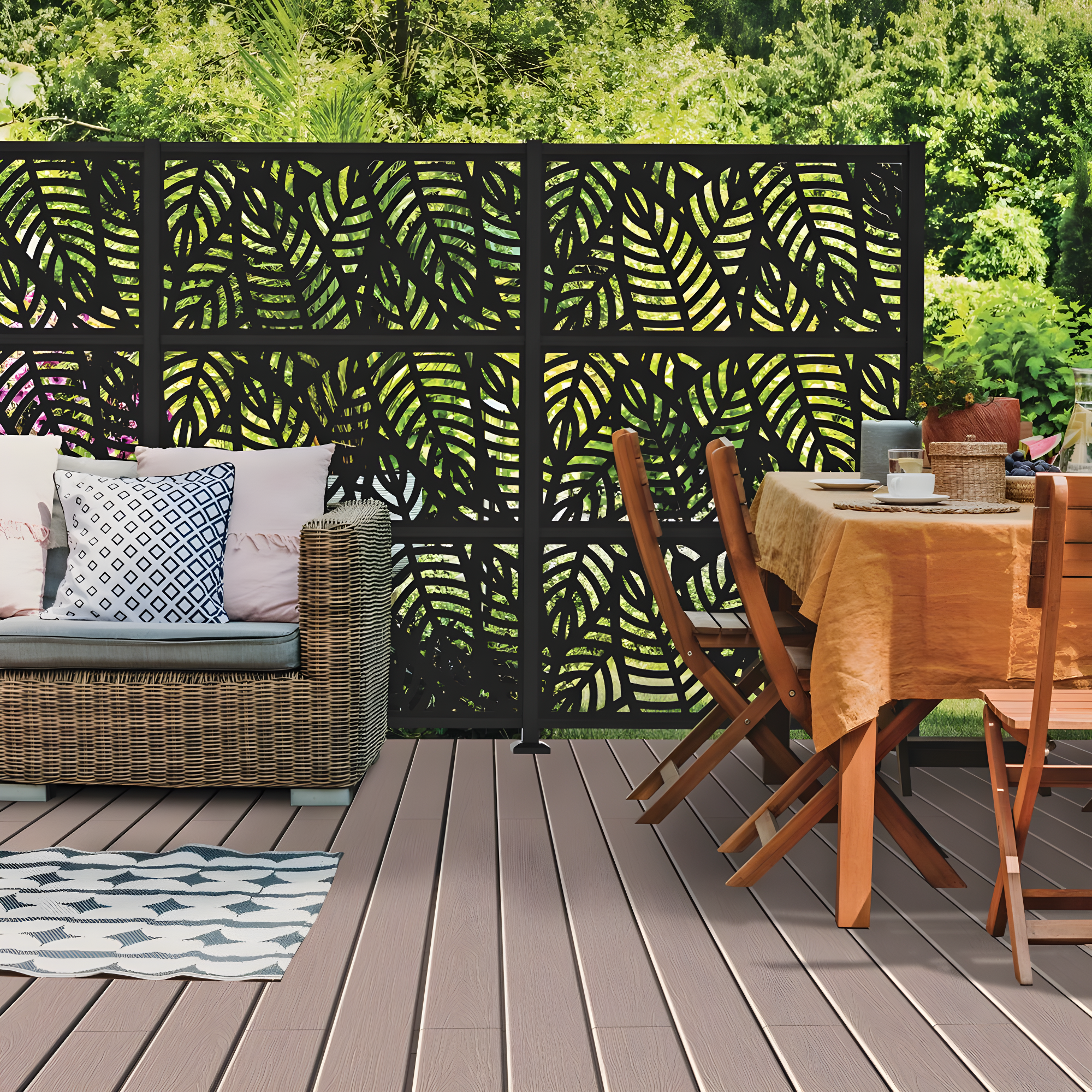 Barrette Outdoor Living 2 ft. x 4 ft. Sanibel Decorative Screen