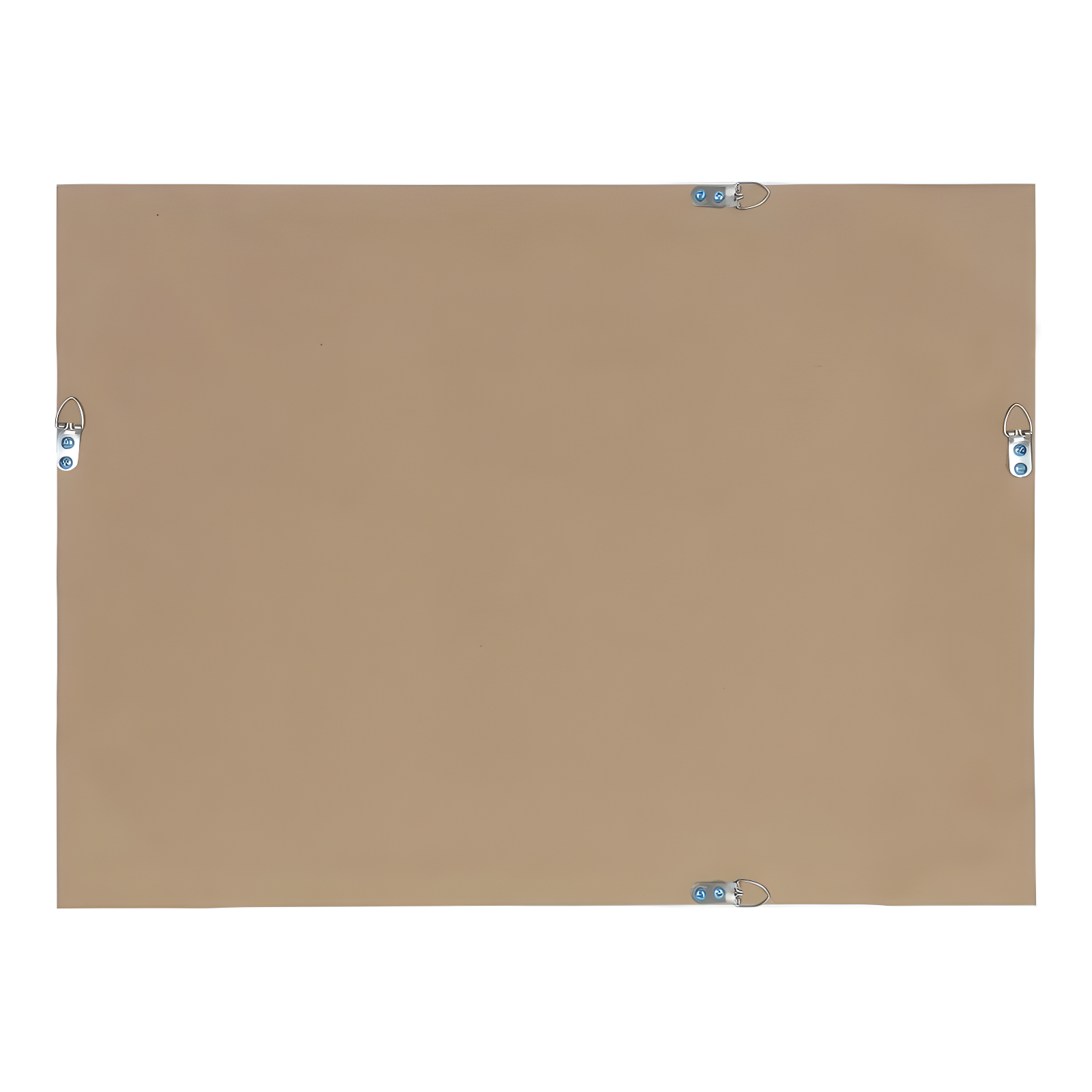 24.7" x 36.7" Rhodes Rectangle Wall Mirror White - Kate & Laurel All Things Decor: Modern, Beveled, Easy to Hang