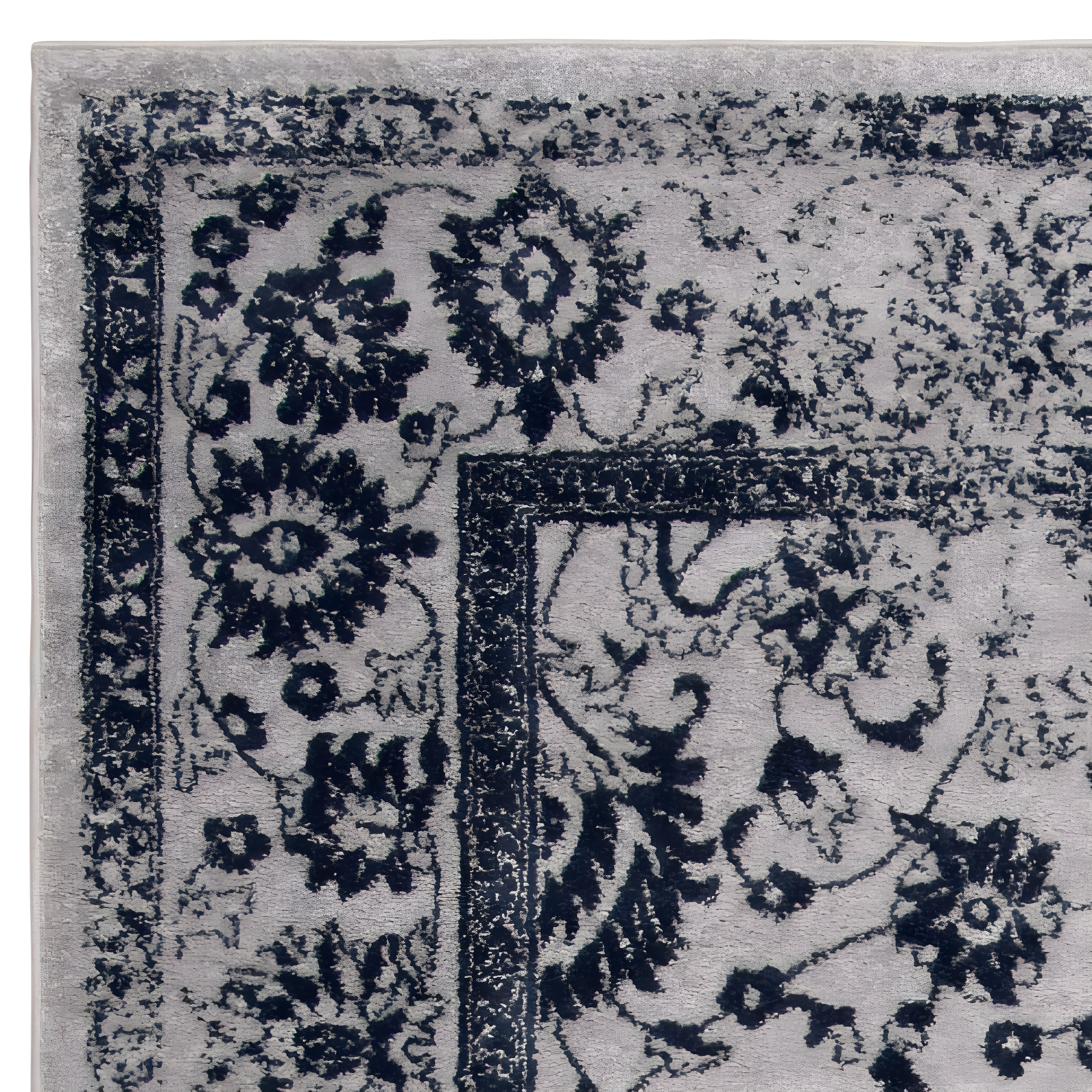 Adirondack ADR109 Machine Made Indoor Area Rug - Grey/Navy - 8'x10' - Safavieh