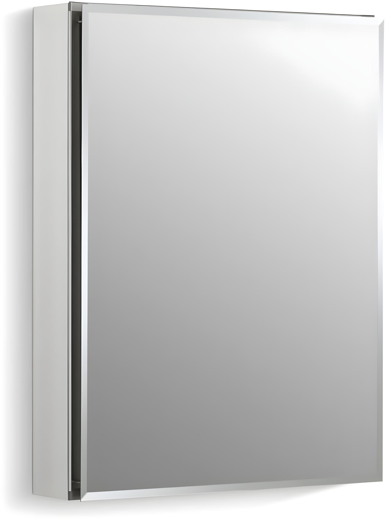 CLC Recessed or Surface Mount Frameless Aluminum Medicine Cabinet Adjustable Shelves