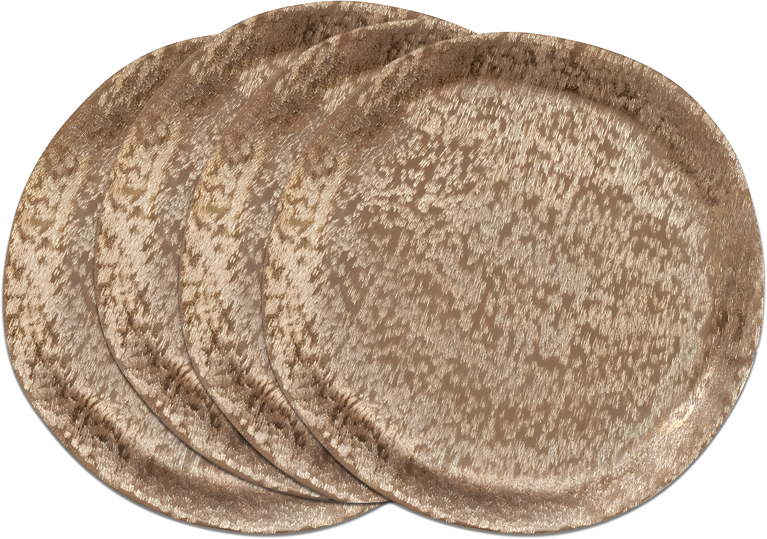 Zadia Brushed Metal Charger Plate (Set of 4)