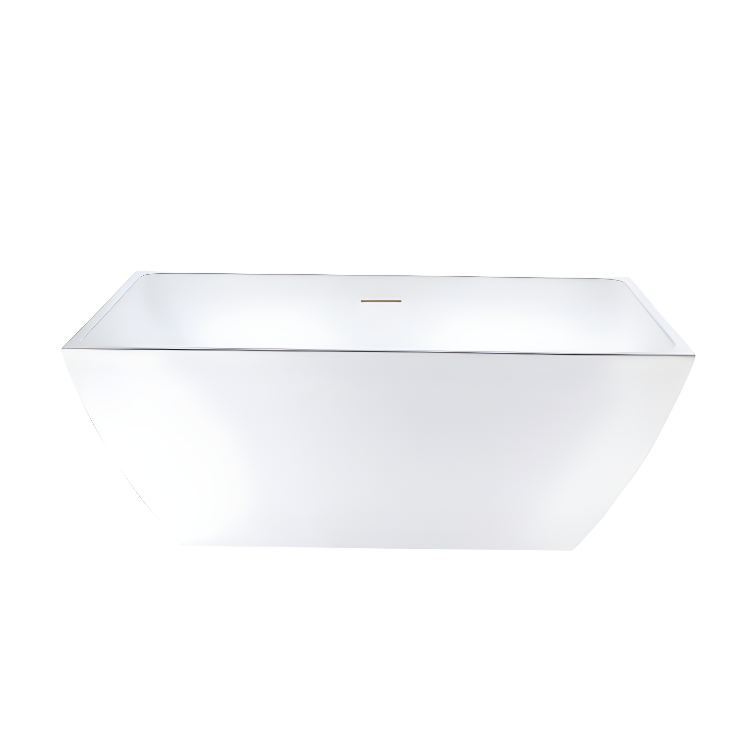 66.9" x 33" Freestanding Soaking Bathtub