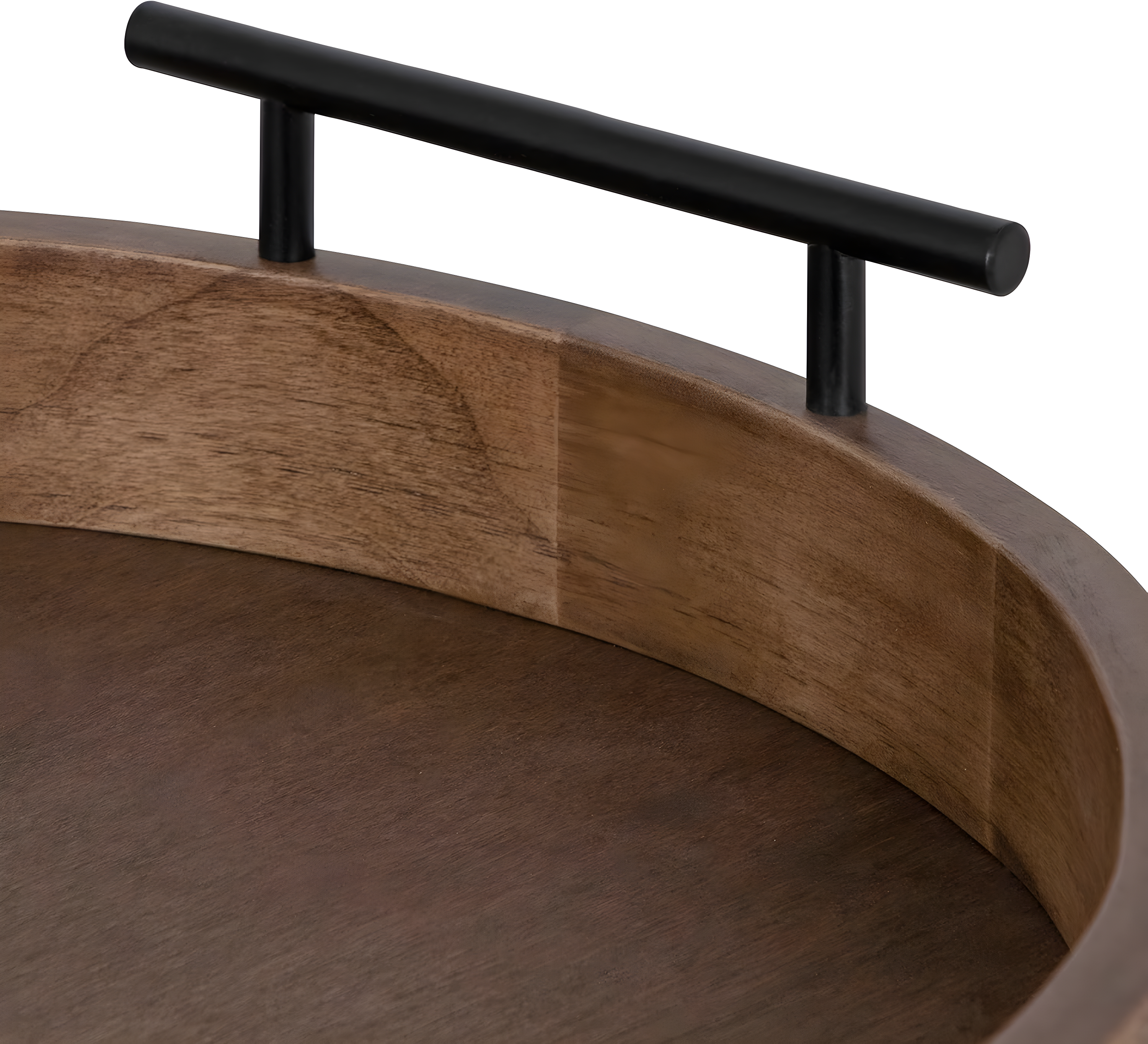 Kate and Laurel Lipton Tray, 18" Diameter, Natural