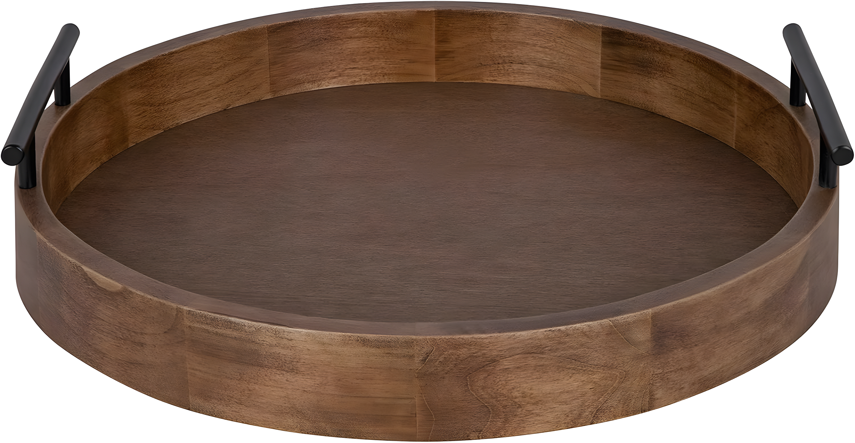 Kate and Laurel Lipton Tray, 18" Diameter, Natural
