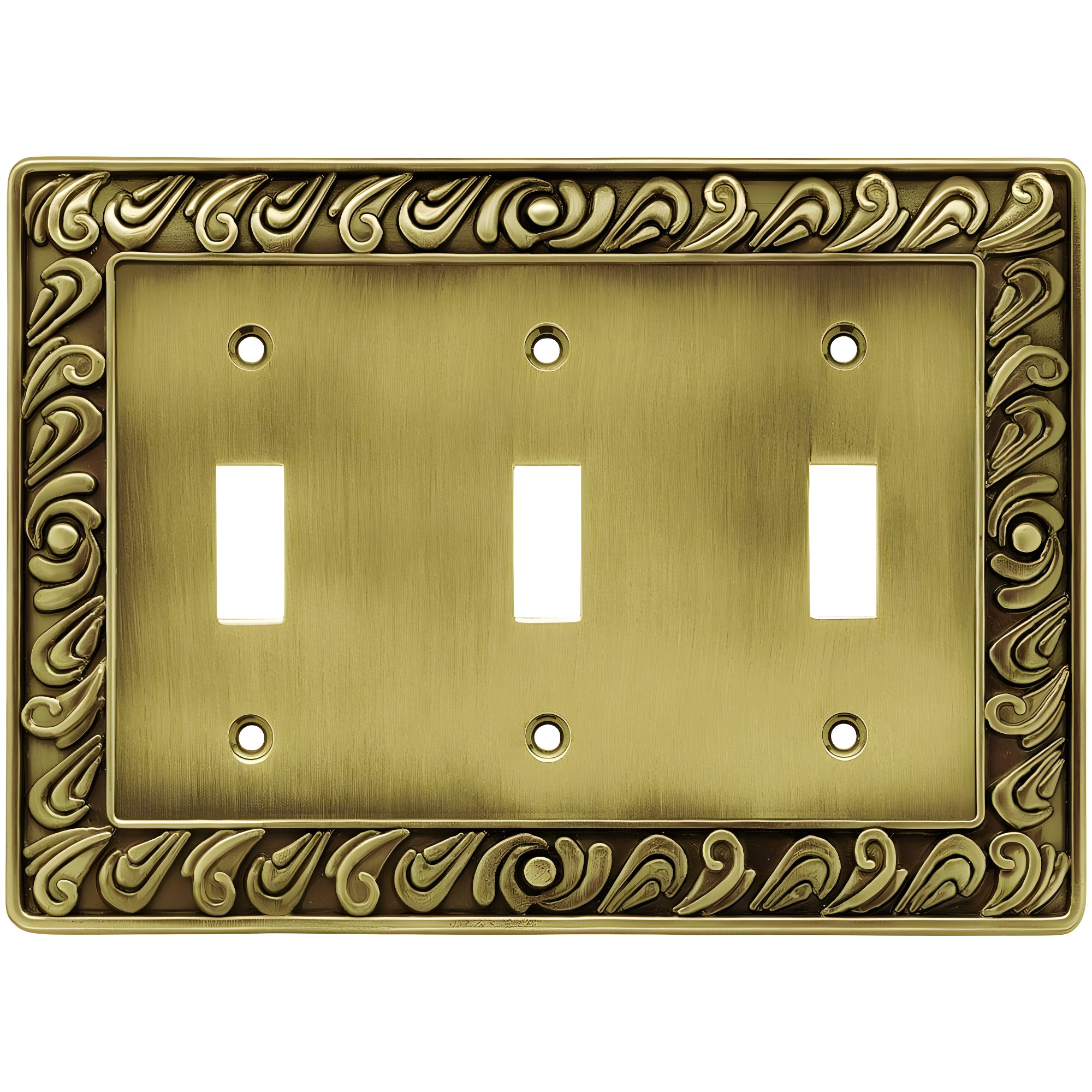 Paisley 3-Gang Toggle Light Switch Wall Plate