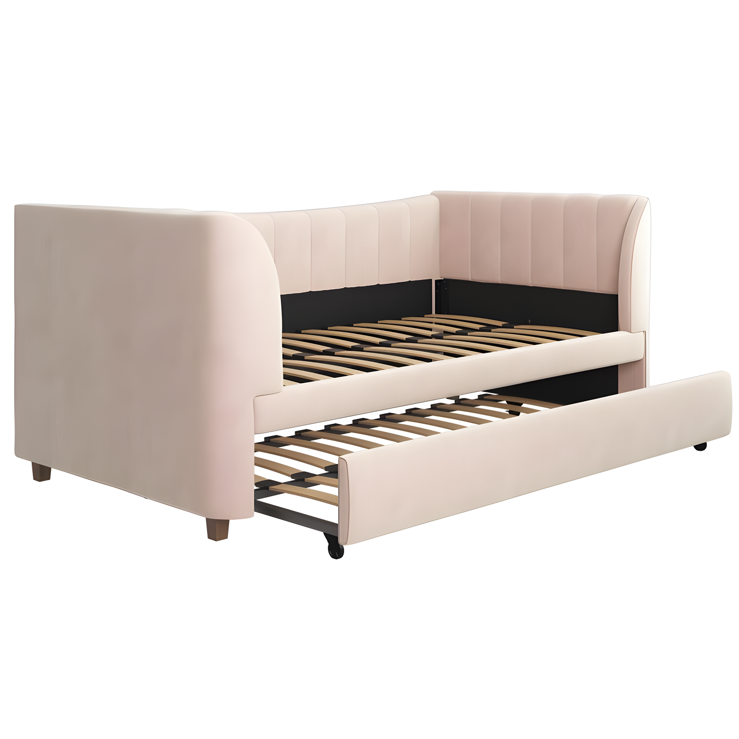 Valentina Twin Upholstered Daybed with Trundle